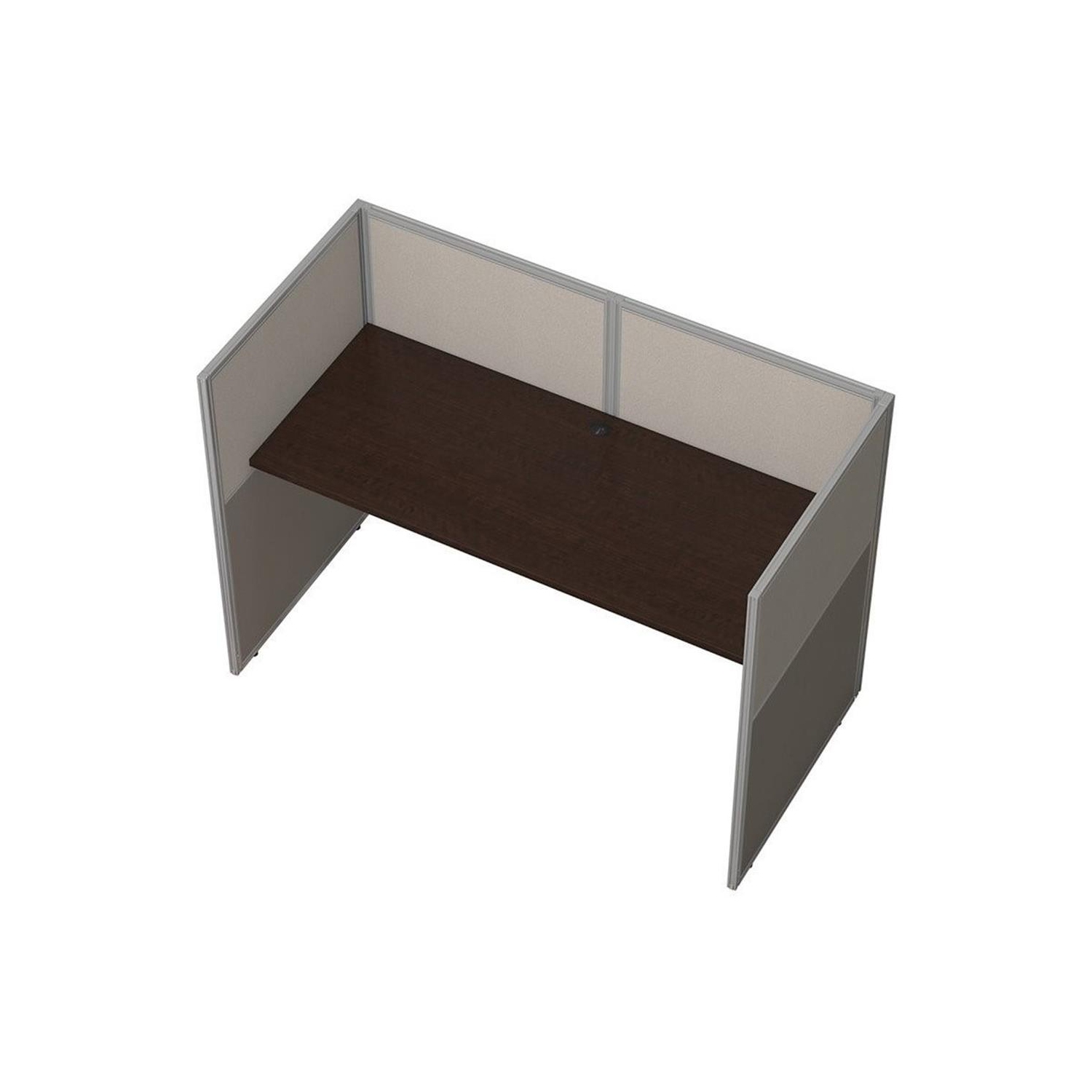 Bureau d’ordinateur en bois Easy Office de Bush Business Furniture au fini cerisier moka