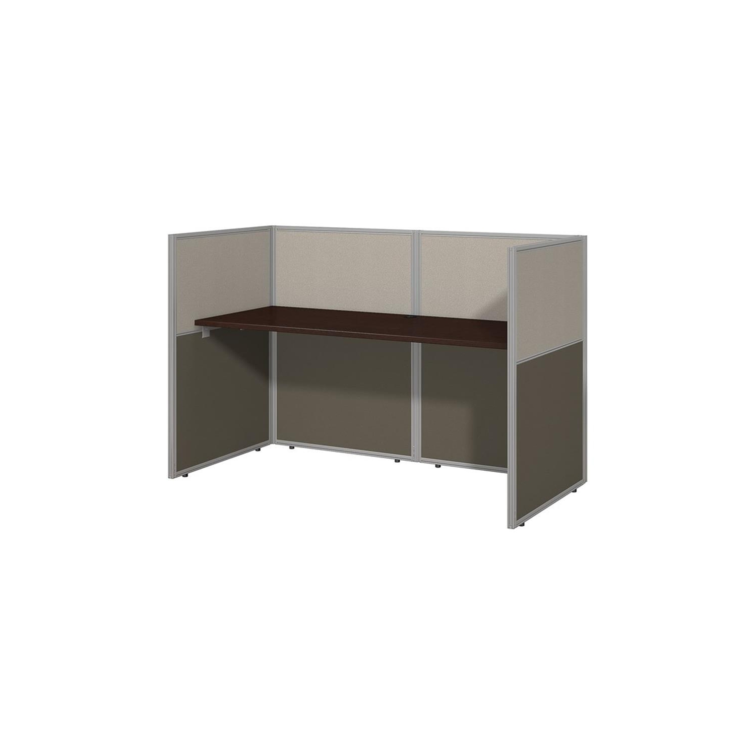 Bureau d’ordinateur en bois Easy Office de Bush Business Furniture au fini cerisier moka