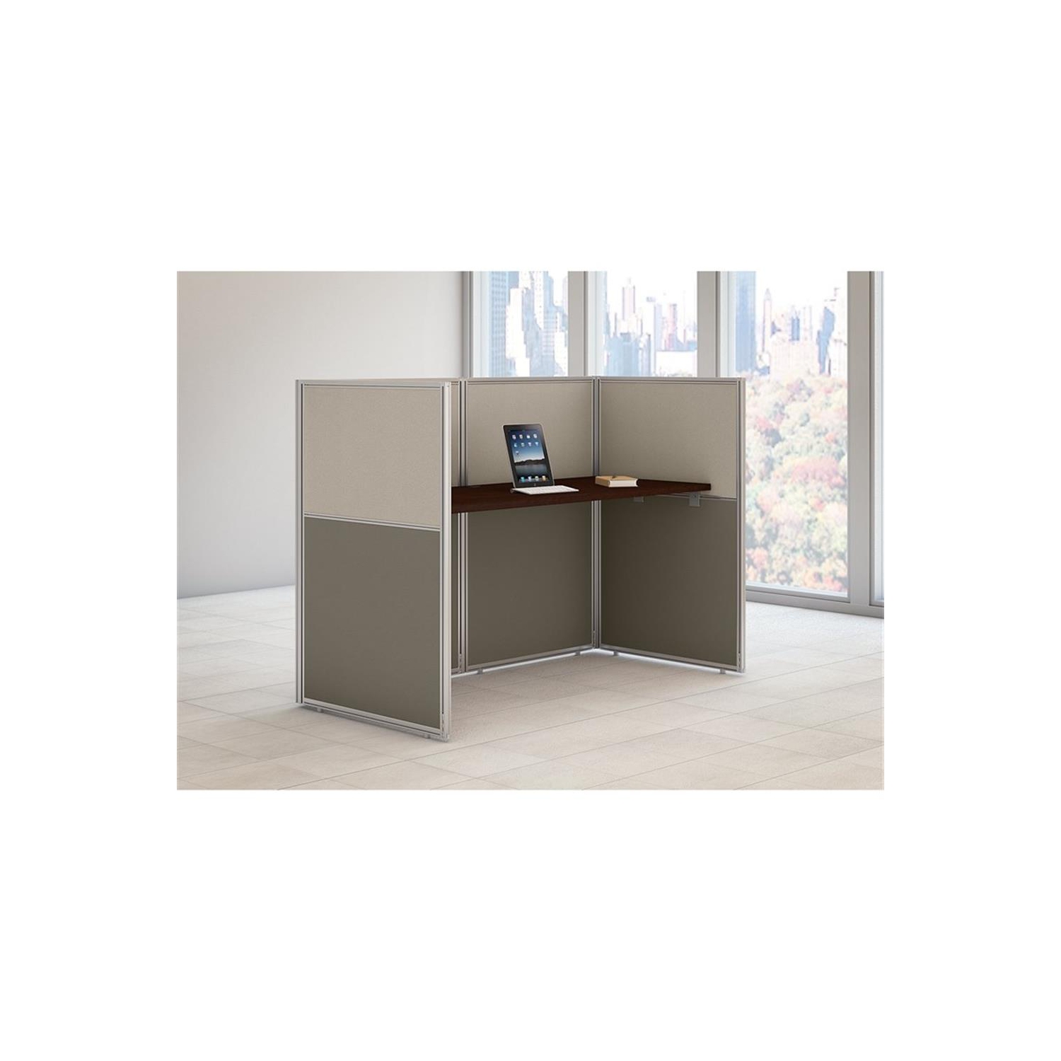 Bureau d’ordinateur en bois Easy Office de Bush Business Furniture au fini cerisier moka