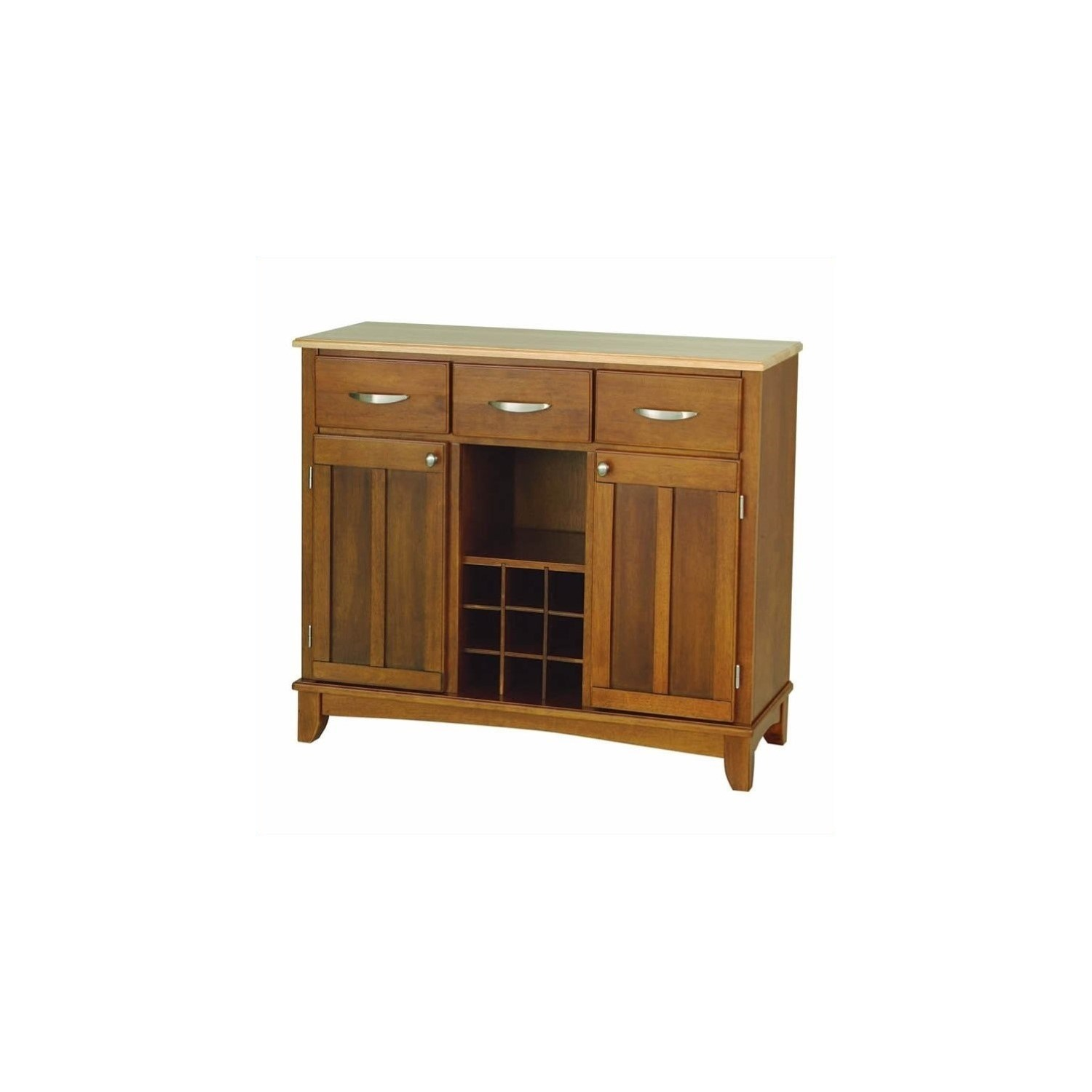 Home Styles Large Cottage Oak Buffet Kitchen Island