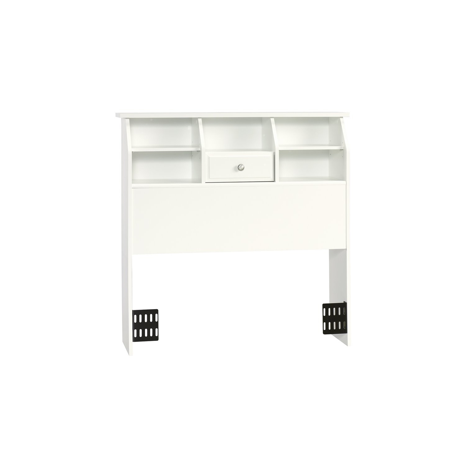 Sauder Shoal Creek Twin Bookcase Headboard in White