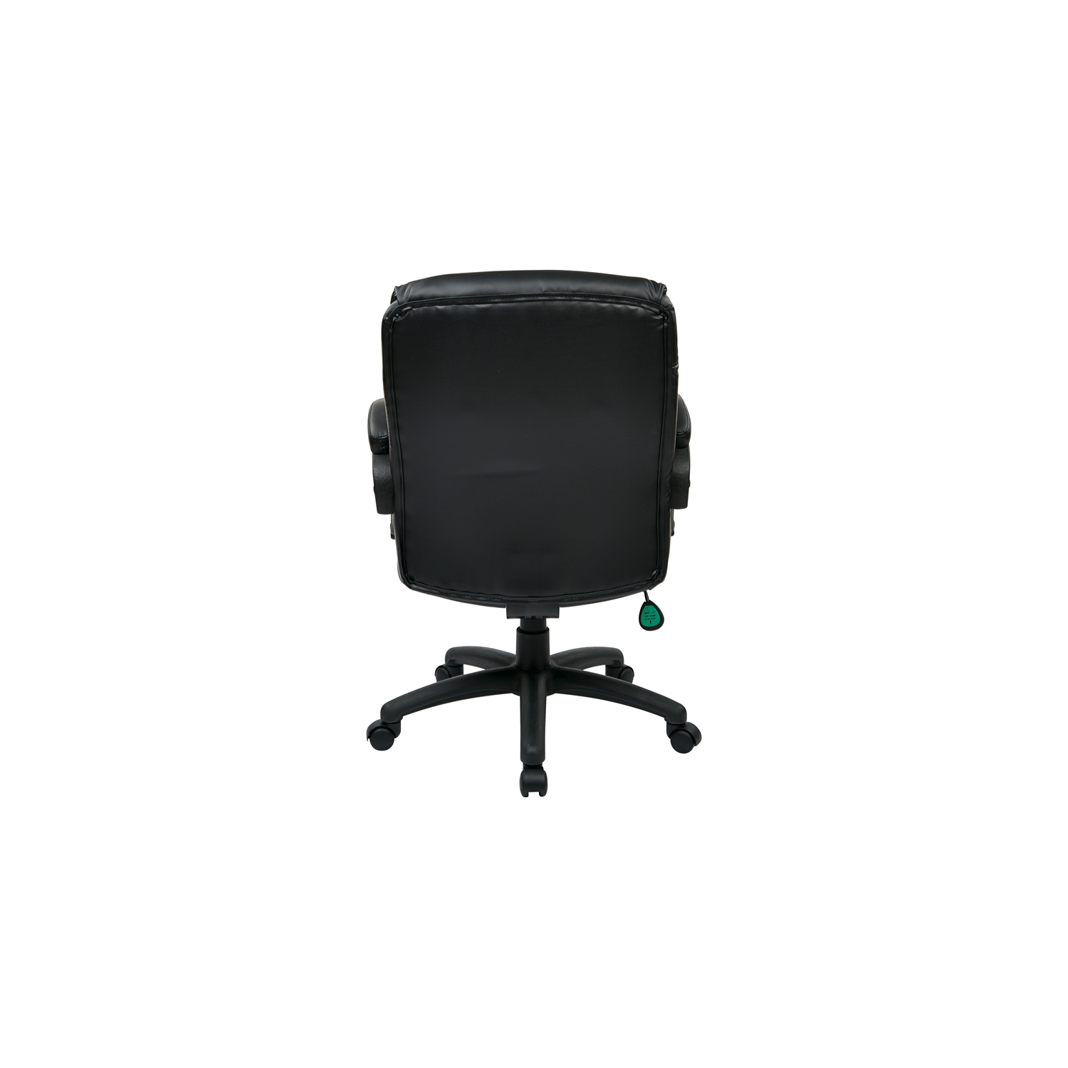 Mid Back Eco Leather Executive Office Chair in Black
