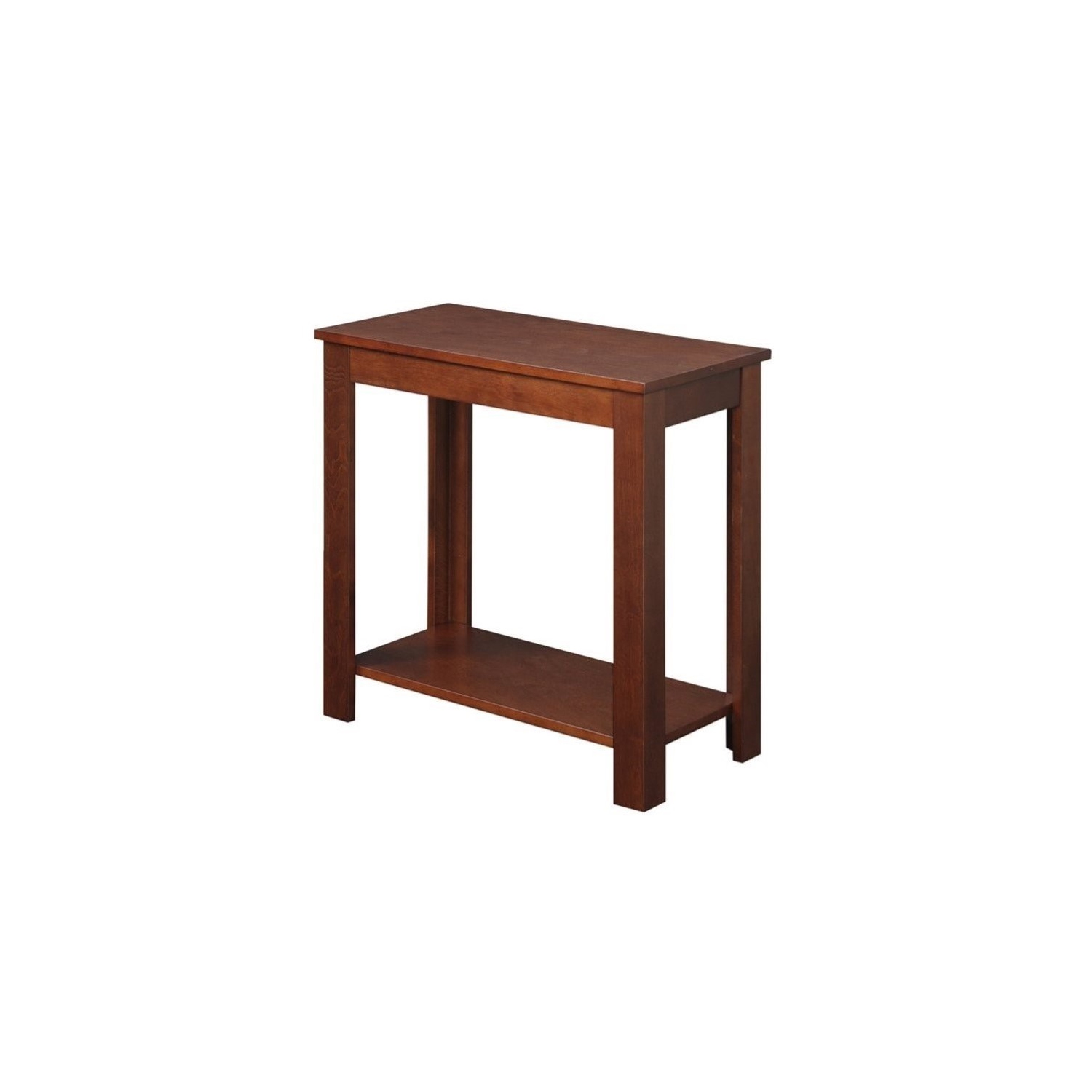 Designs2Go Baja Chairside End Table in Espresso Mahogany Wood Finish