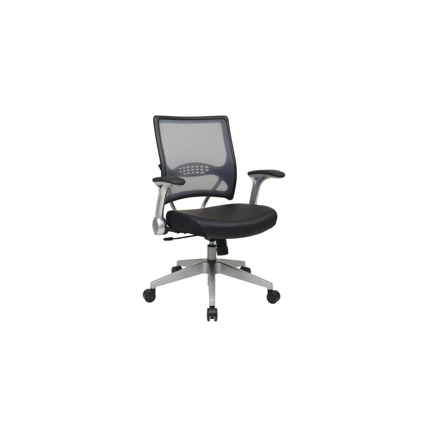 Professional AirGrid Back and Seat Managers Office Chair in Black Leather
