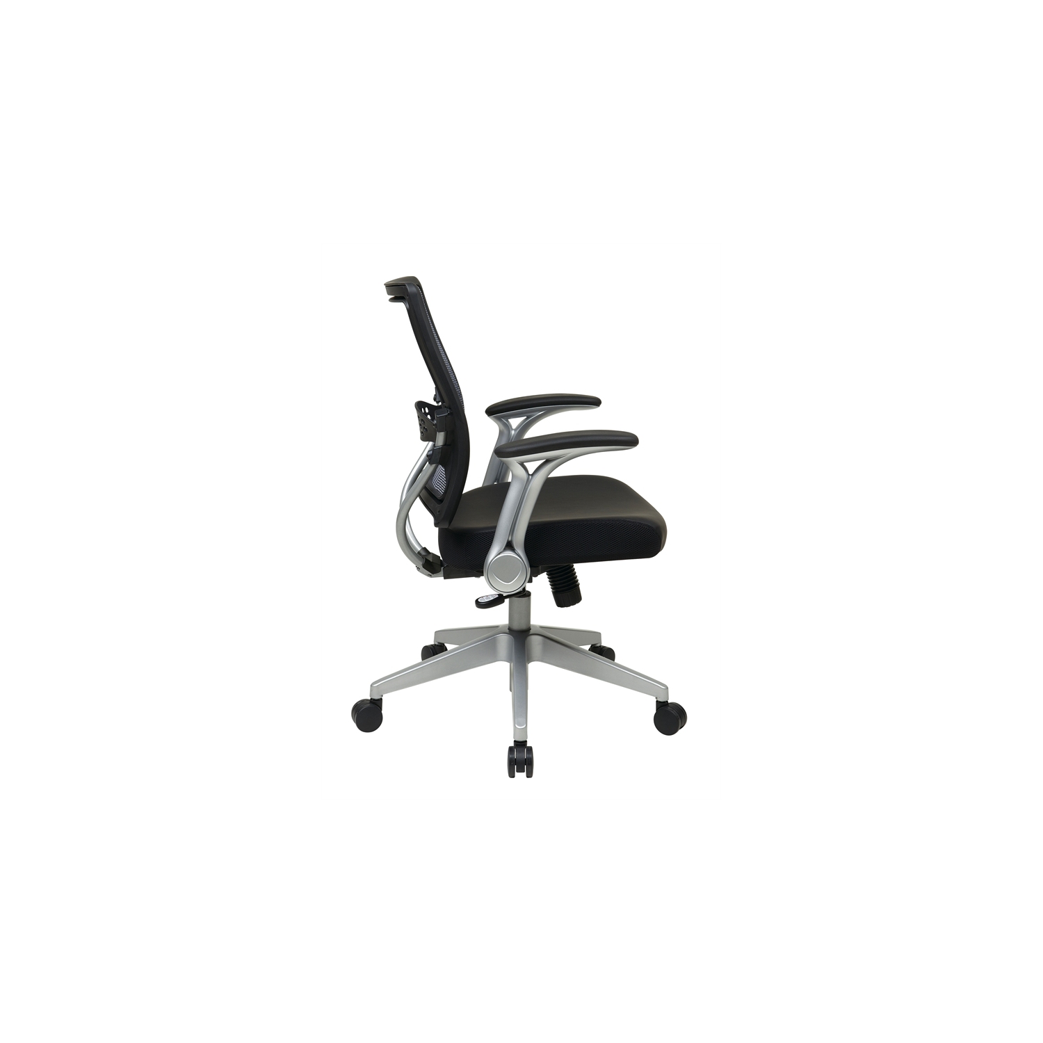 Professional AirGrid Back and Seat Managers Office Chair in Black Leather