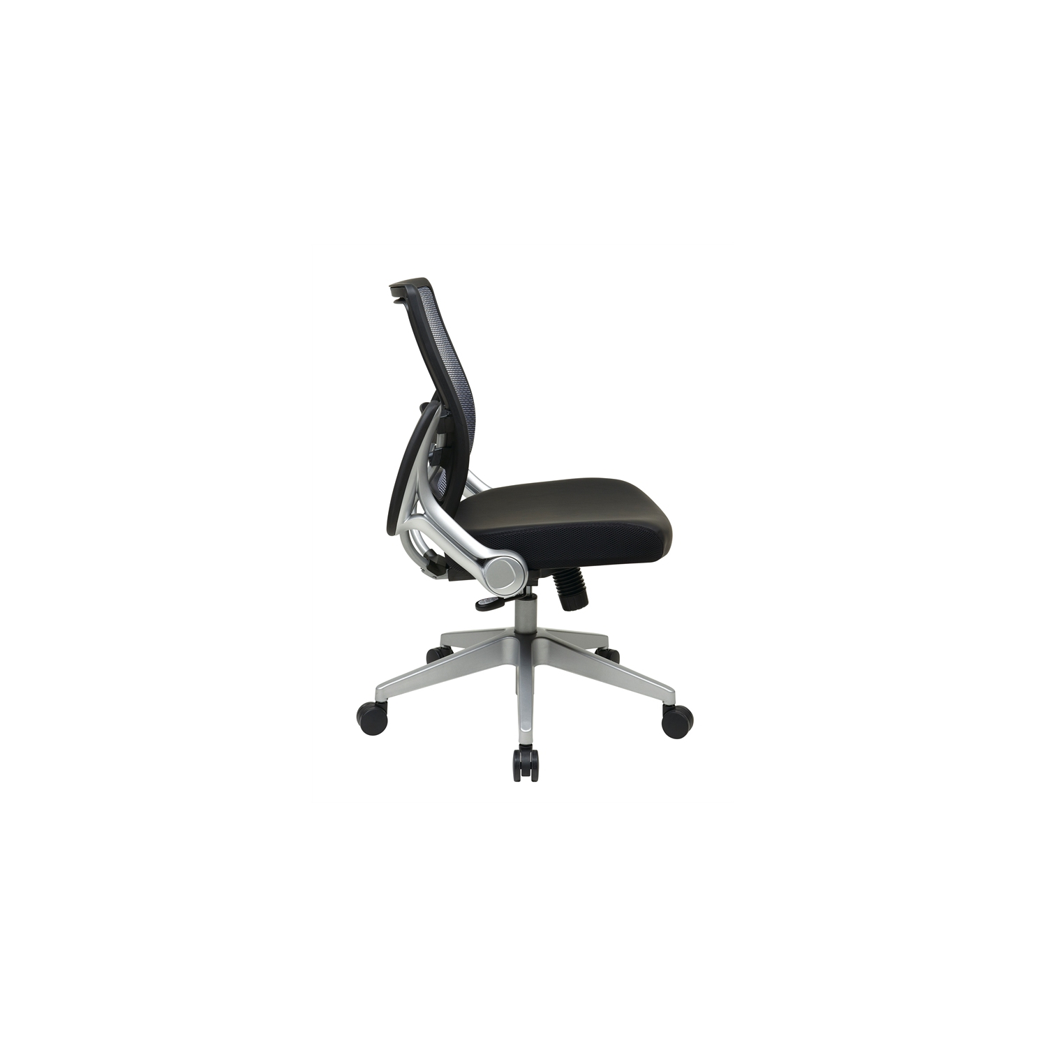 Professional AirGrid Back and Seat Managers Office Chair in Black Leather