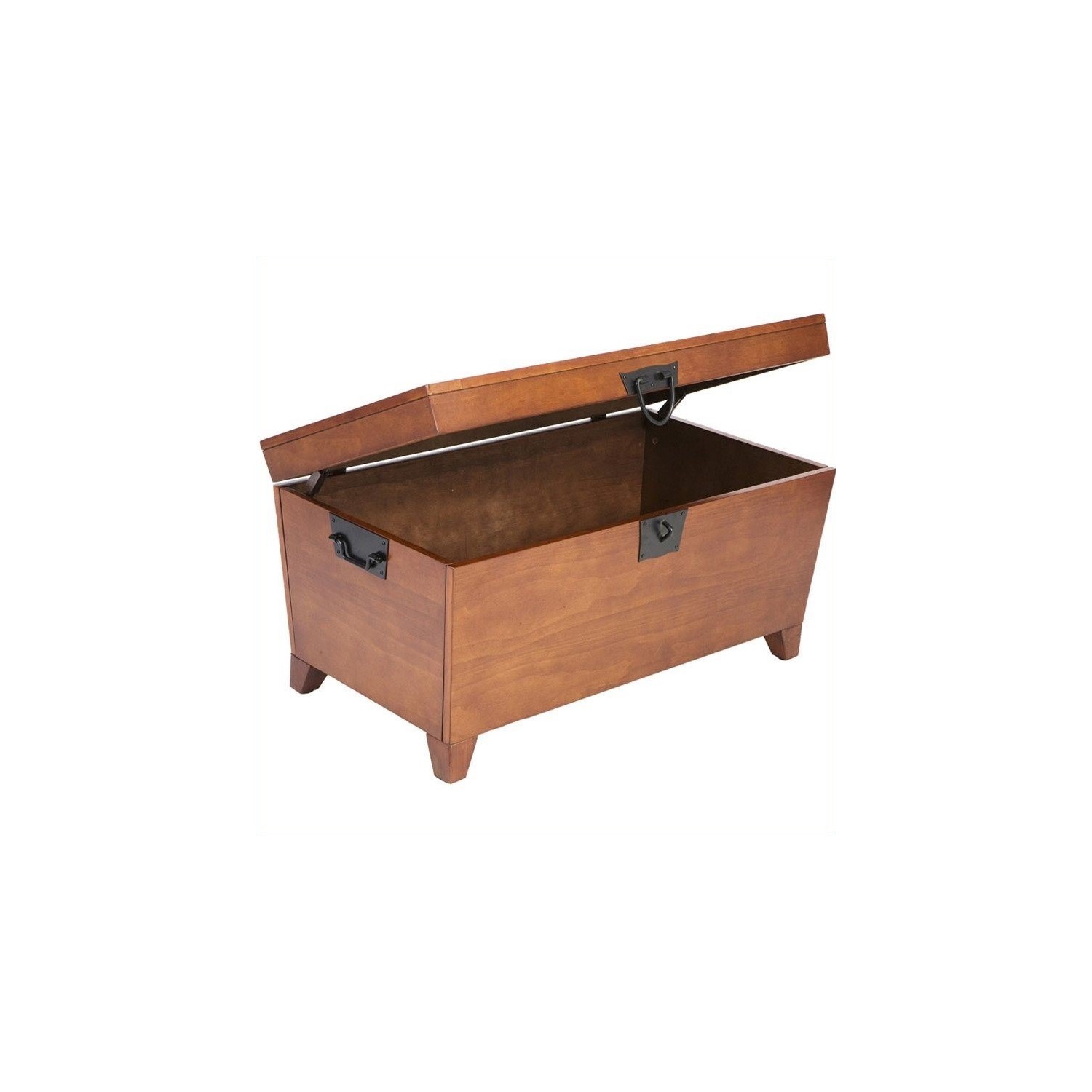 SEI Furniture Dorset 3 Piece Wood Trunk Table Collection in Oak