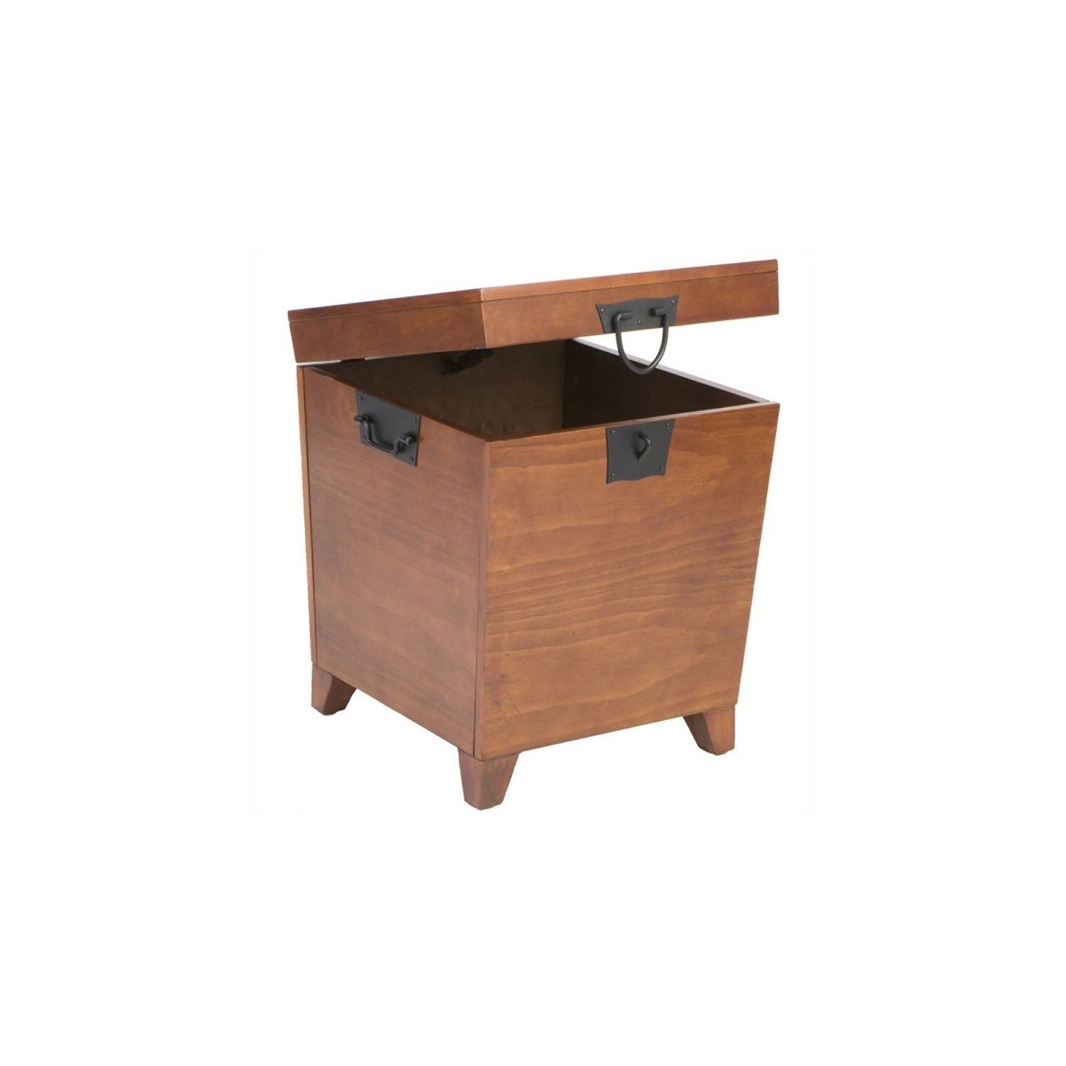 SEI Furniture Dorset 3 Piece Wood Trunk Table Collection in Oak