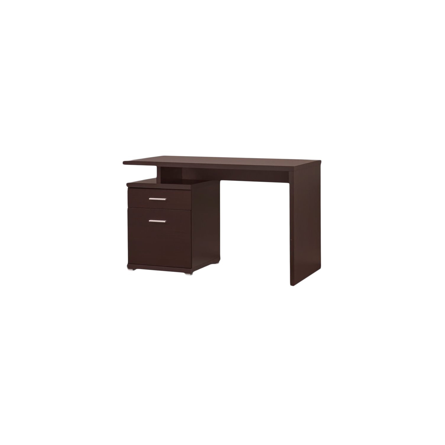 Bureau contemporain avec armoire Coaster couleur cappuccino