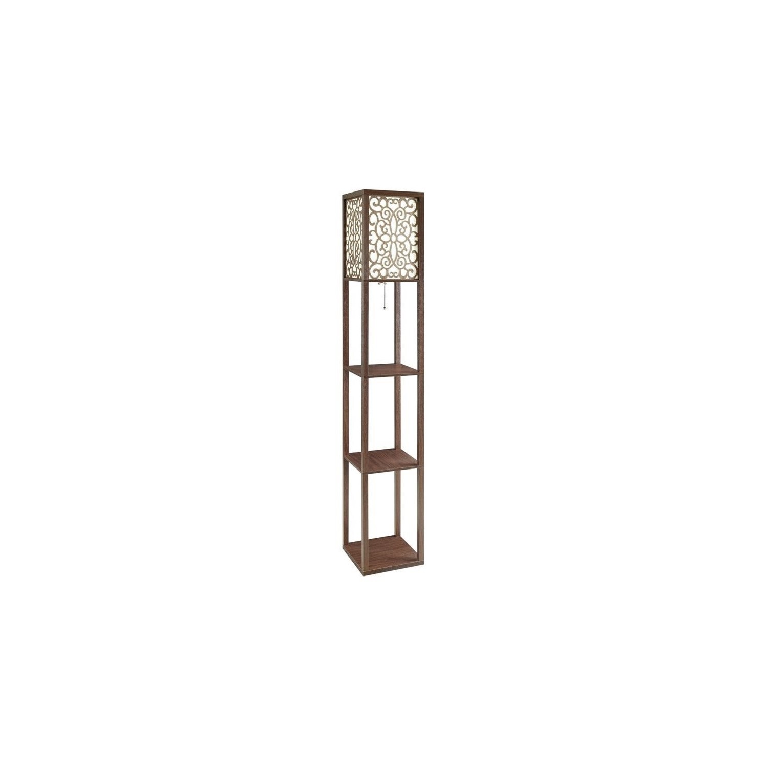 Floor Lamps Antique Modern Best Canada Coaster 3 Shelf Floor Lamp In Cappuccino
