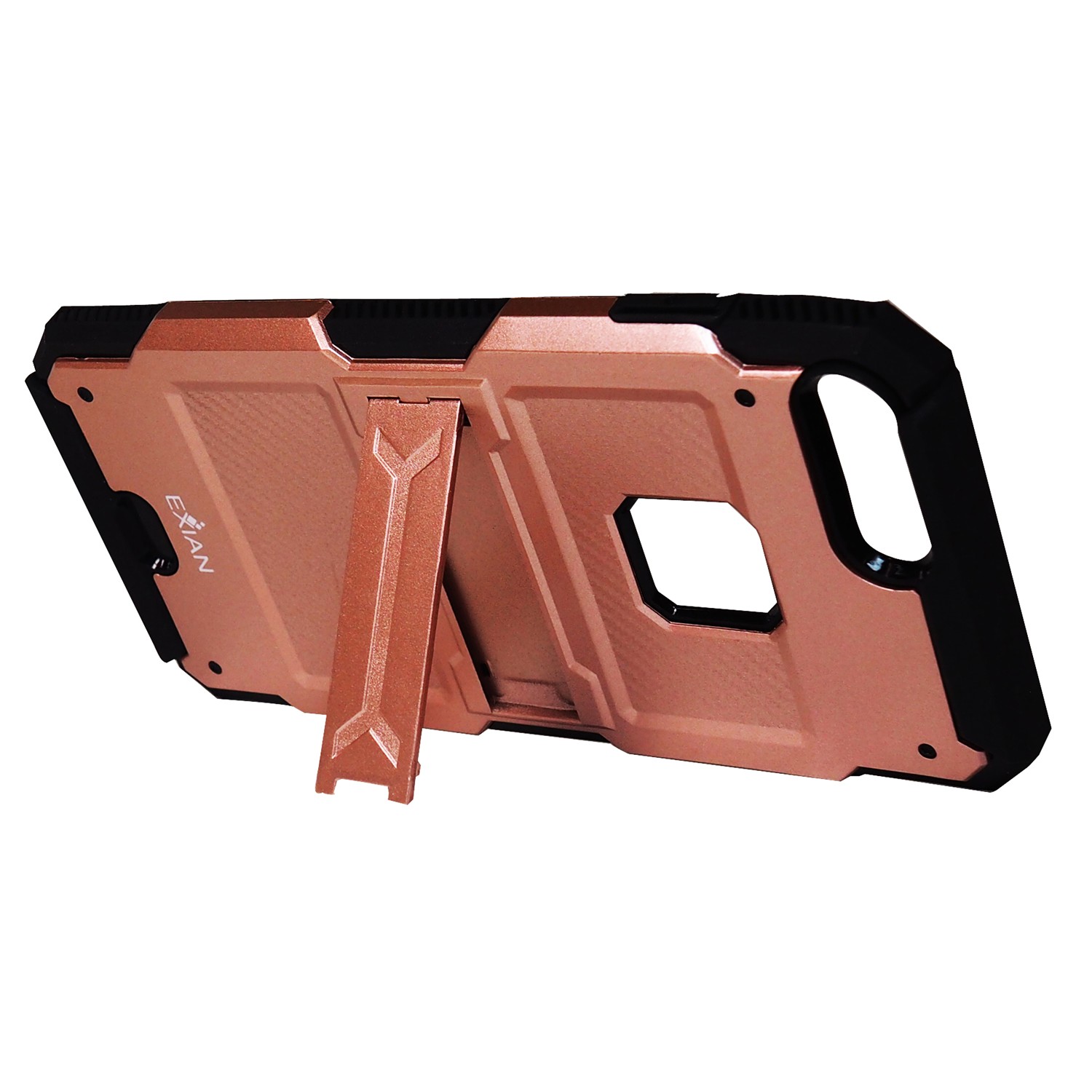 Étui rigide ajusté d’Exian pour iPhone 8 plus; iPhone 7 plus - Rose; Rose