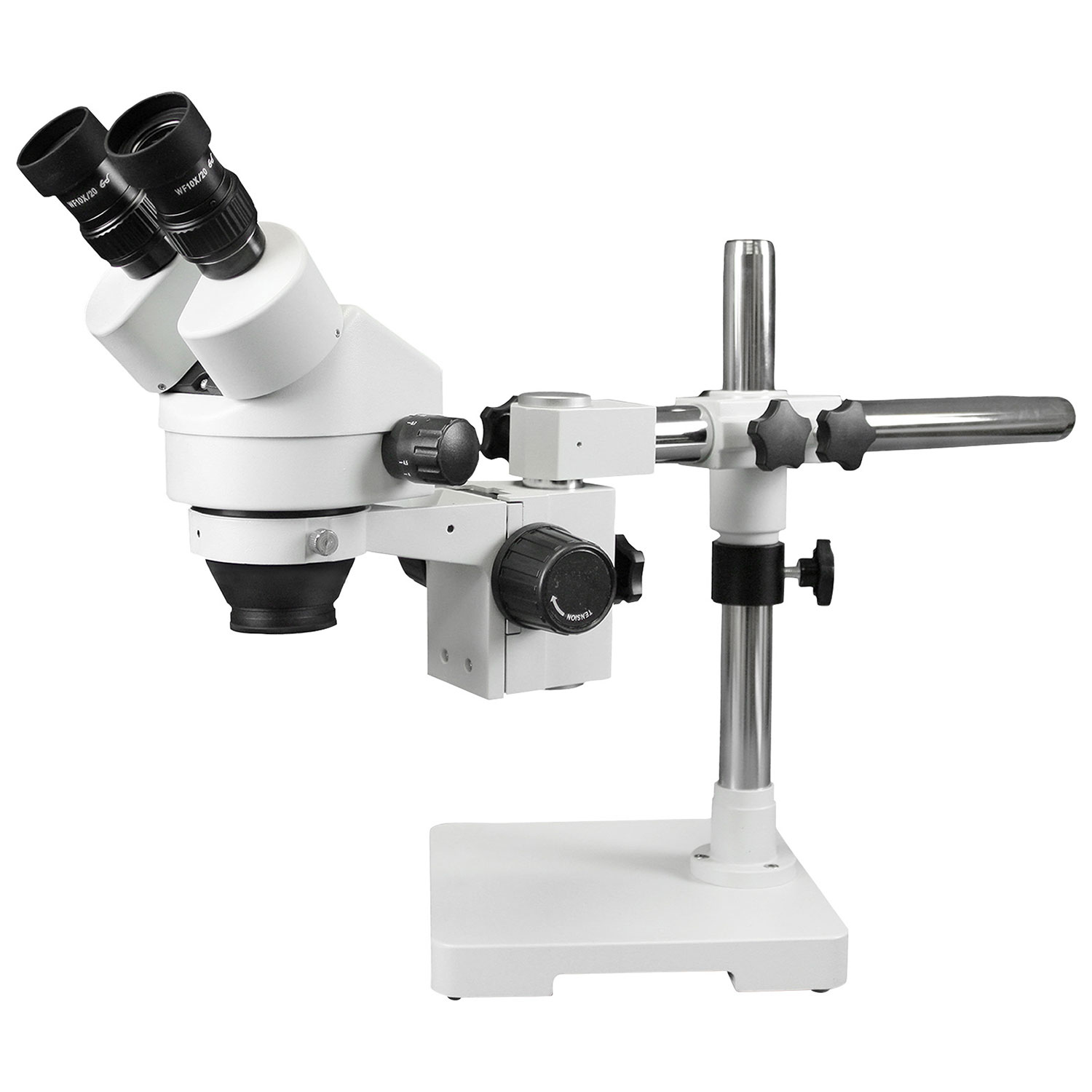 Microscope binoculaire stéréo 3,5x-90x/anneau lumineux 144 DEL de Walter Products