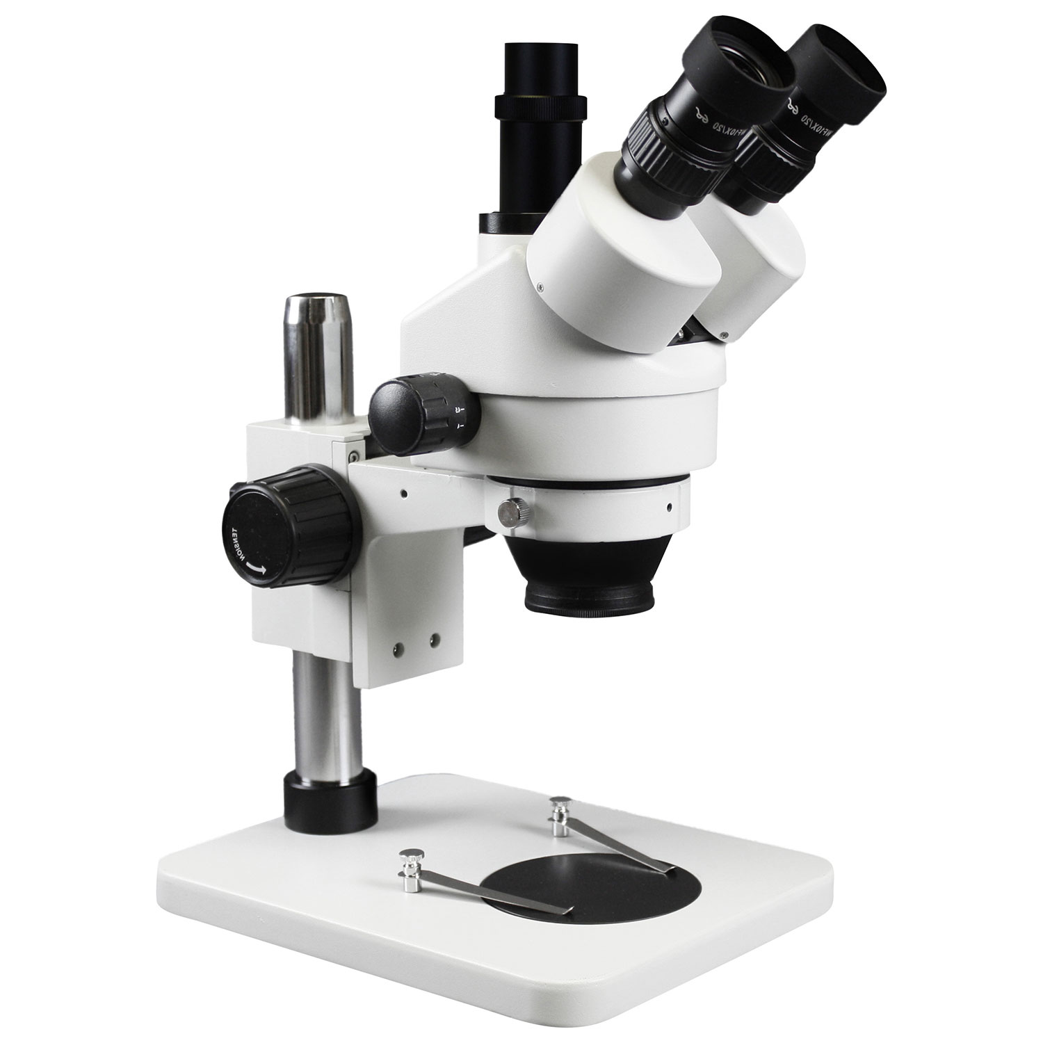 Walter Products 7x - 45x Trinocular Stereo Microscope with Ambient Light