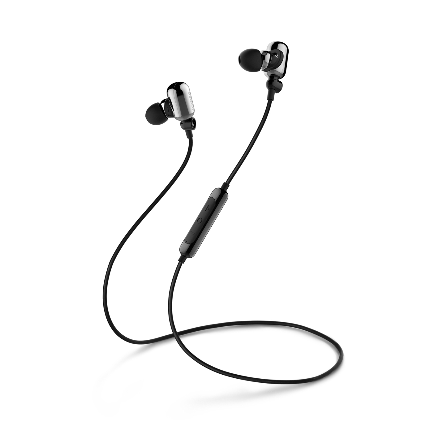 Edifier W293BT Bluetooth v4.1 aptX In-ear Headphones Earphones IPX7 Sweatproof Waterproof Dual Battery - Bright Silver