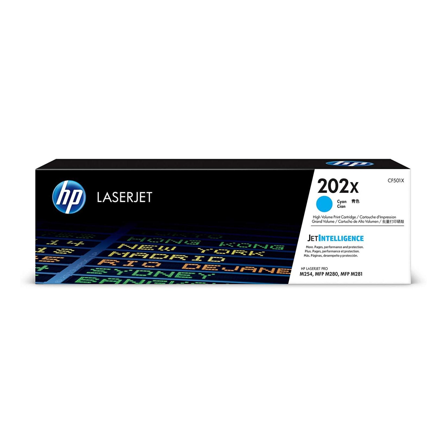HP 202X CYAN LASERJET TONER CARTRIDGE