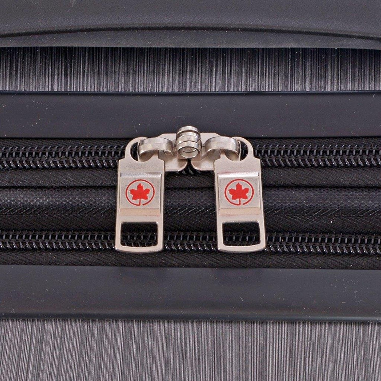 Air Canada 3 Piece Spinner Set 20", 24" & 28" Lightweight Hardside Upright Luggage [ Charcoal ]