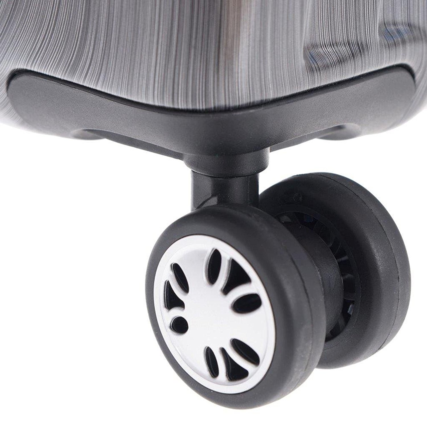 Air Canada 3 Piece Spinner Set 20", 24" & 28" Lightweight Hardside Upright Luggage [ Charcoal ]