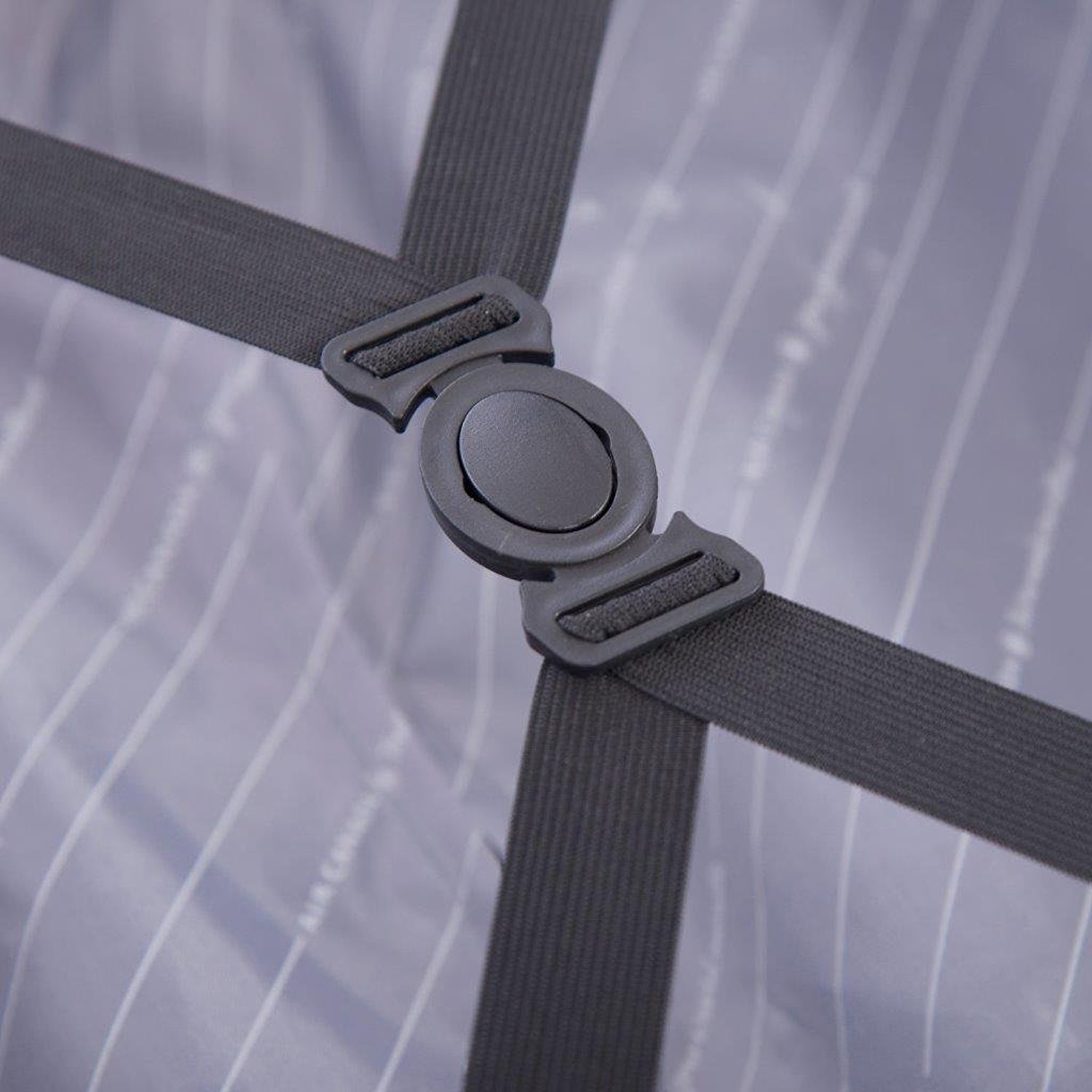 Air Canada 3 Piece Spinner Set 20", 24" & 28" Lightweight Hardside Upright Luggage [ Charcoal ]