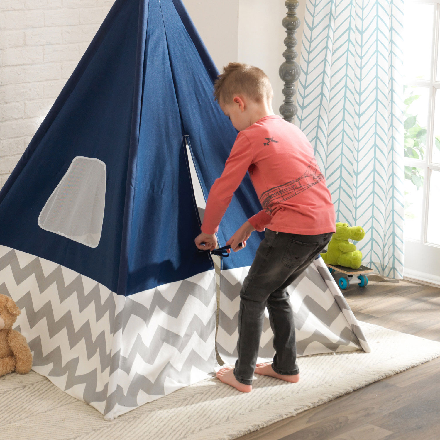  tipi de luxe de KidKraft en bleu marine