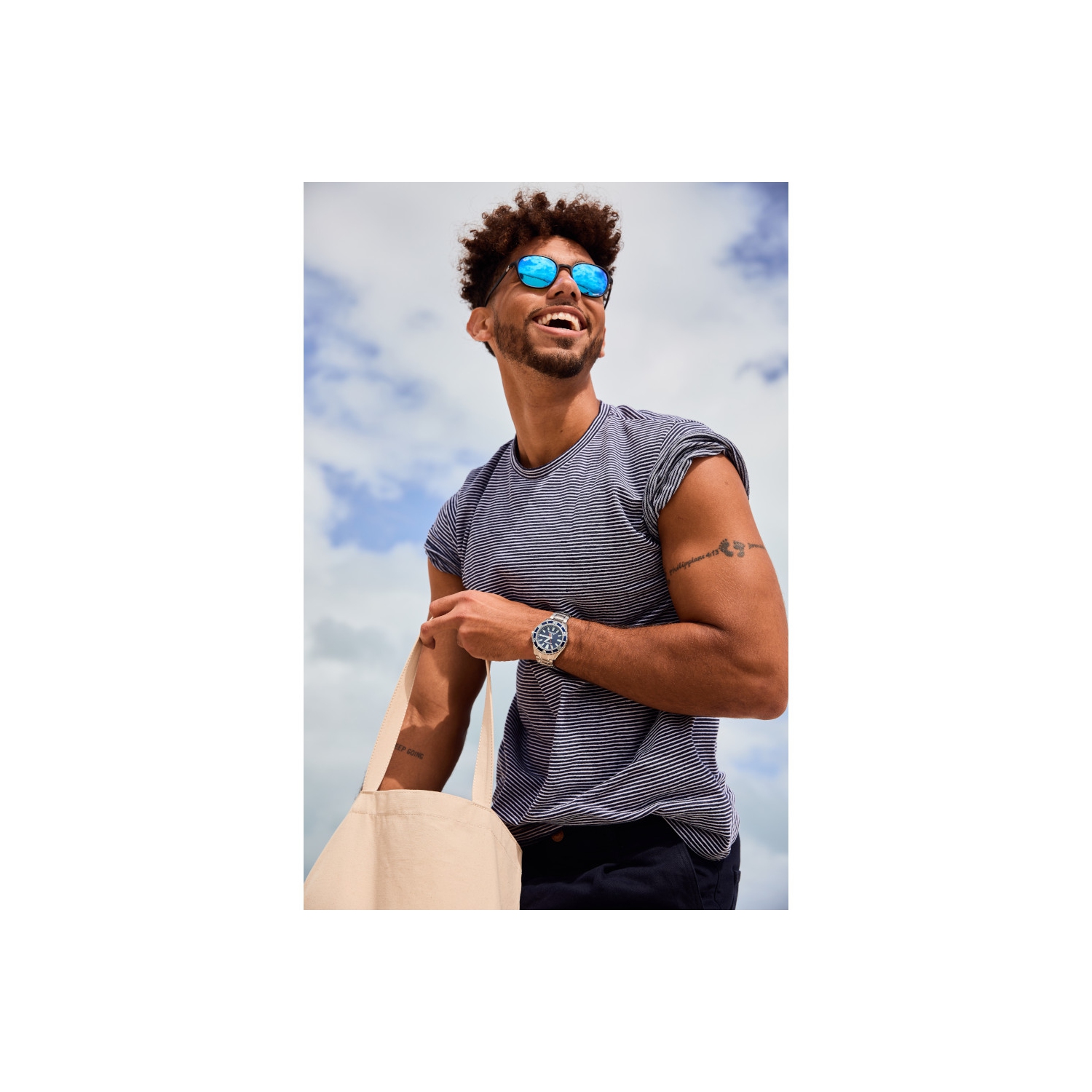 Citizen Mens Promaster Dive Eco-Drive Watch 45mm Silver-Tone Stainless Steel Case and Bracelet with Blue Dial