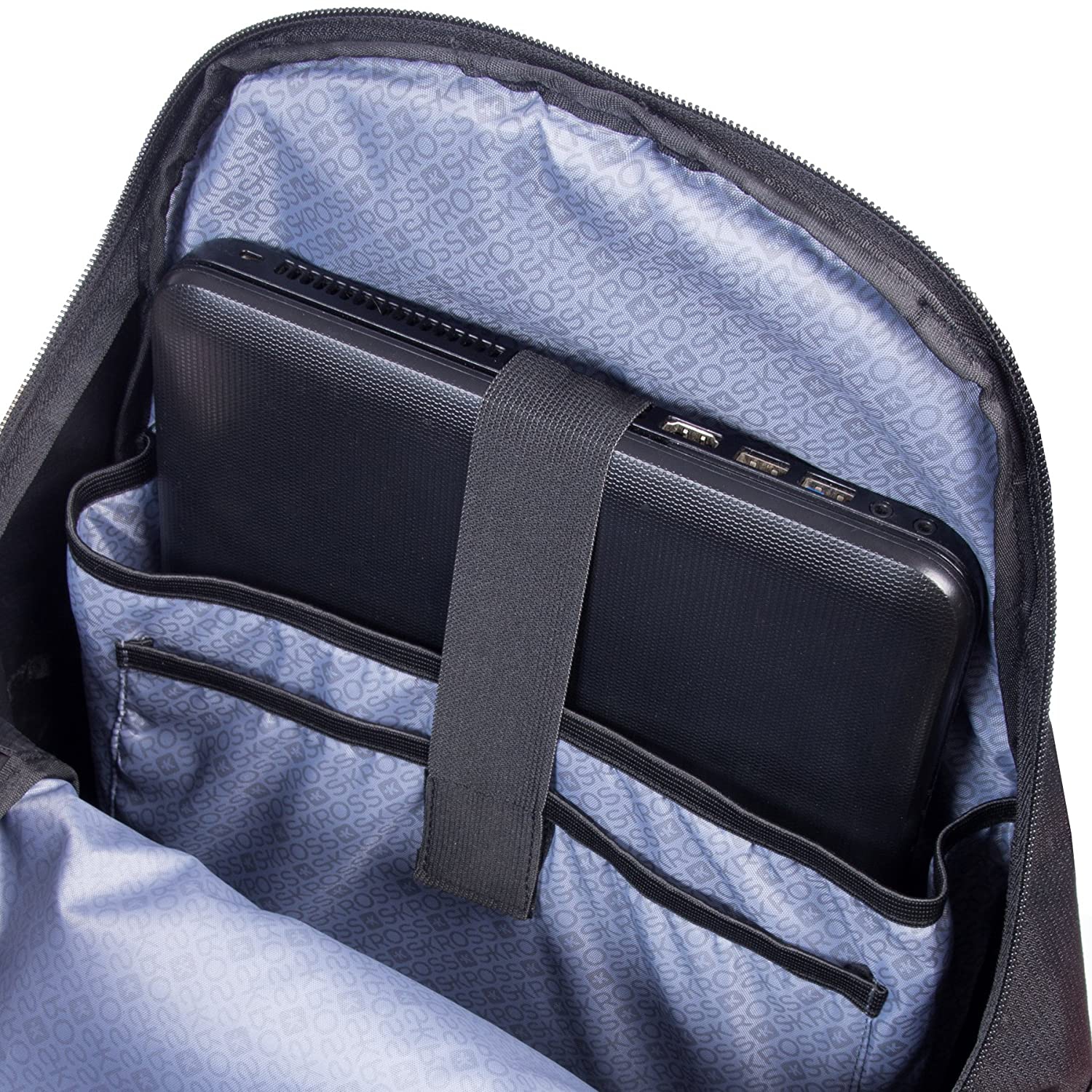 SKROSS Travel Deluxe Padded Shoulder Strap Backpack with Laptop Sleeve