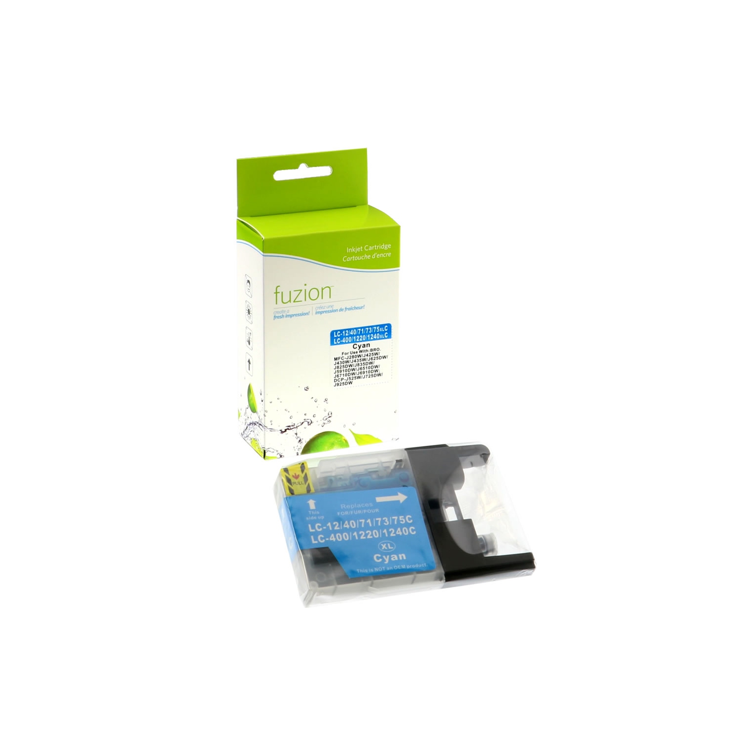 FUZION™ COMPATIBLE BROTHER LC75 CYAN