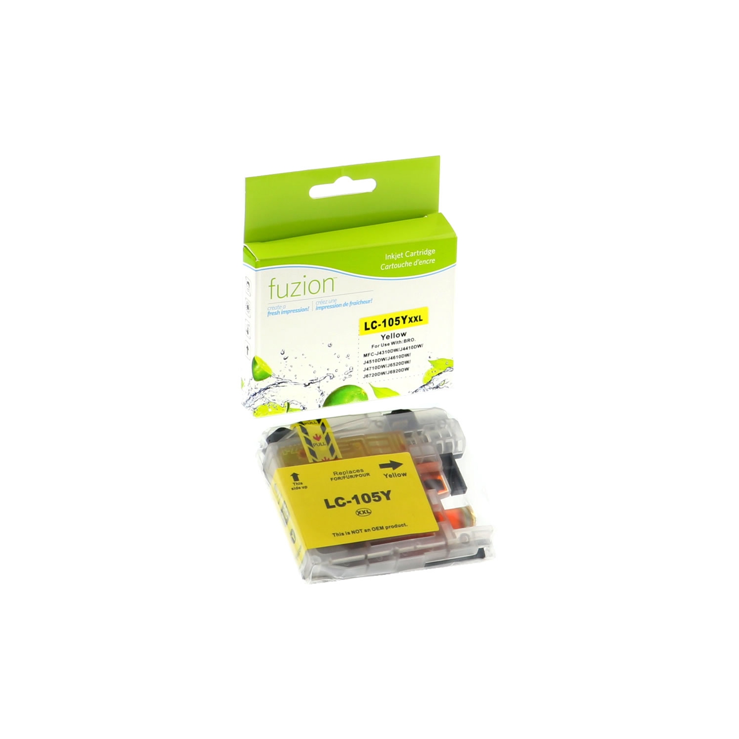 FUZION™ COMPATIBLE BROTHER LC105 YELLOW