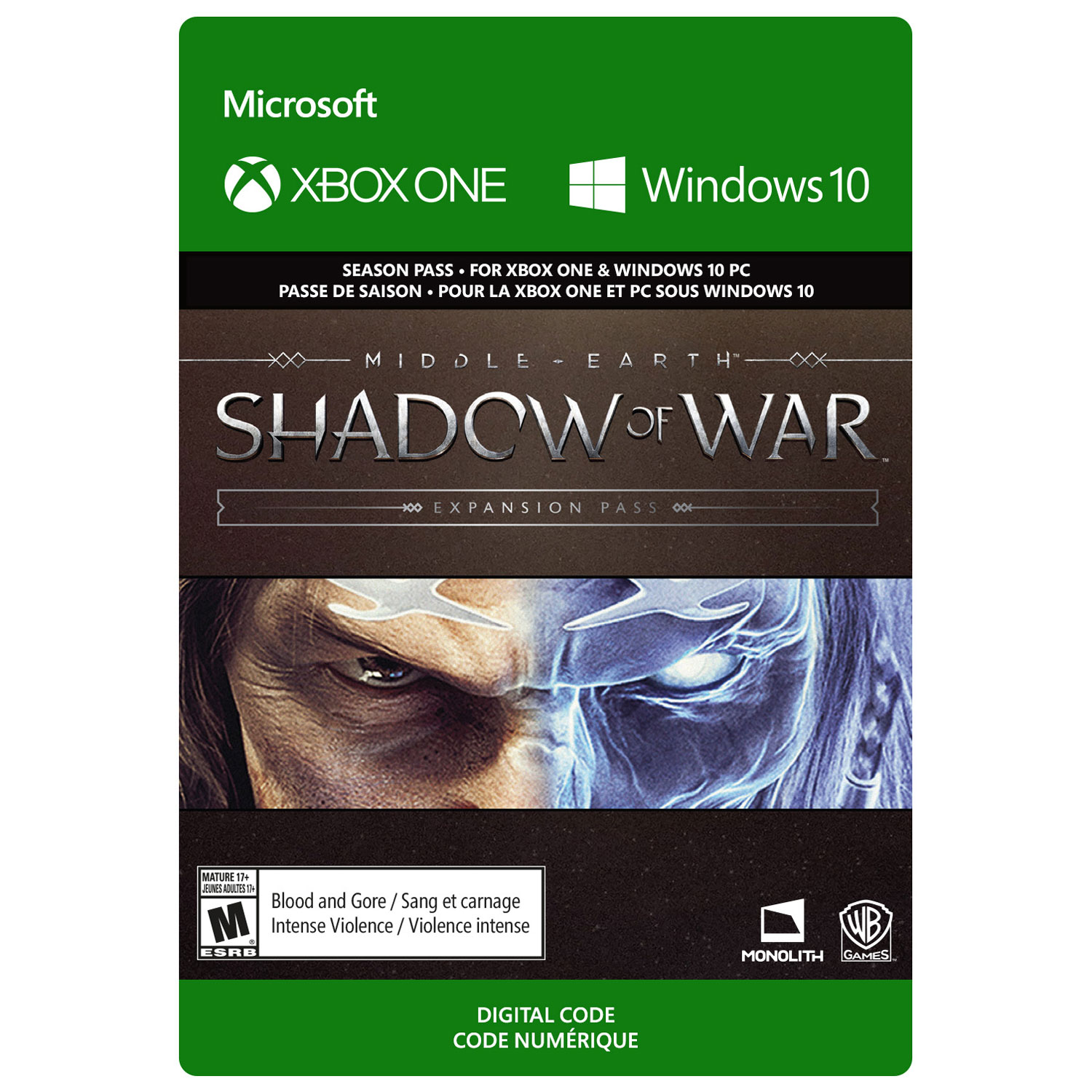 Middle-Earth: Shadow of War Expansion Pass (Xbox One) - Digital Download
