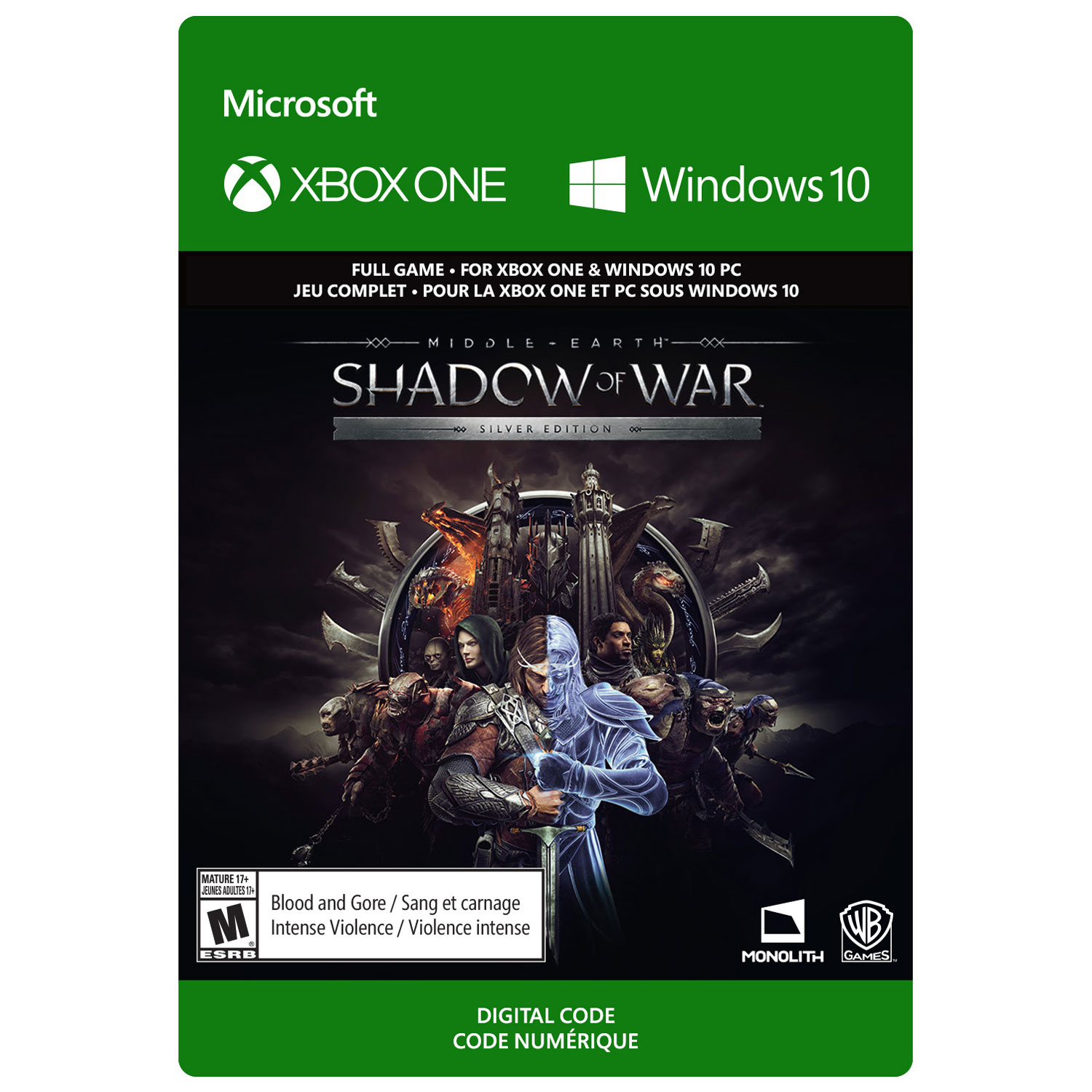 Middle-Earth: Shadow of War Silver Edition (Xbox One) - Digital Download
