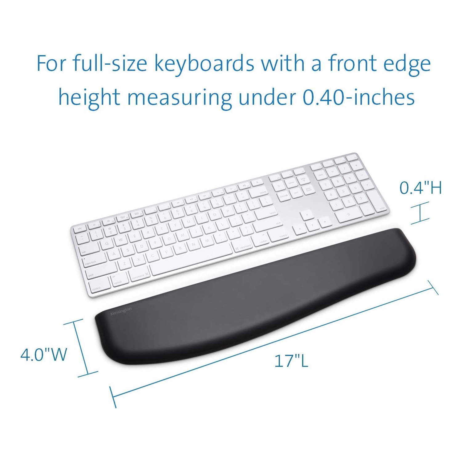 Kensington ErgoSoft Wrist Rest for Slim Keyboards