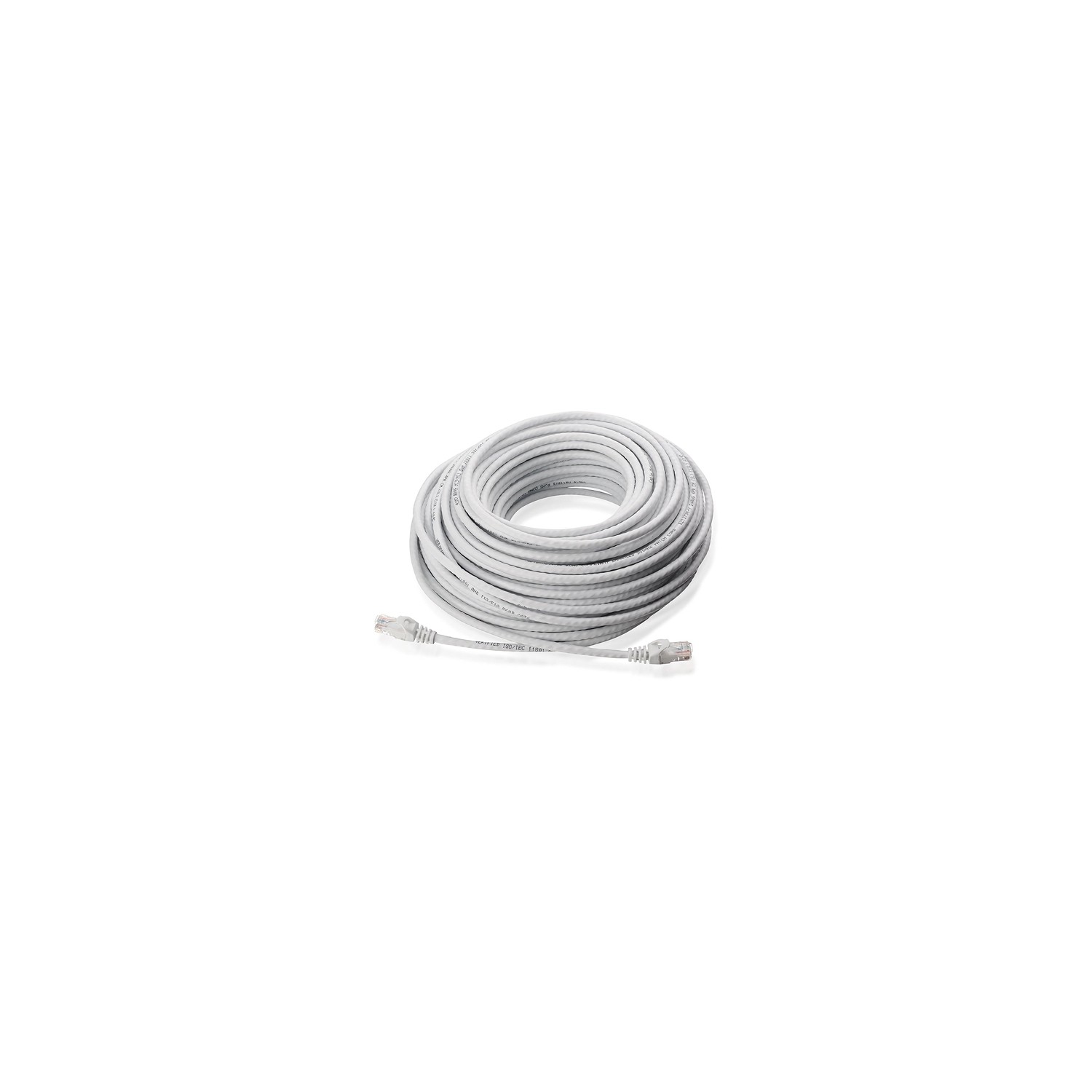 Câble réseau Ethernet UTP CAT6 de GlobalTone, blanc, 100 pi