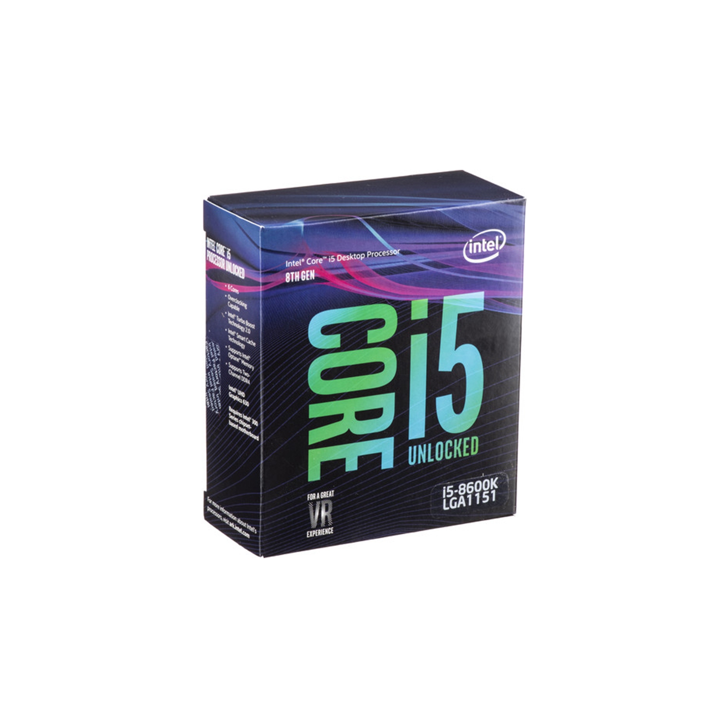 Intel Core i5 i5-8600K Hexa-core (6 Core) 3.60 GHz Processor - Socket H4 LGA-1151Retail Pack