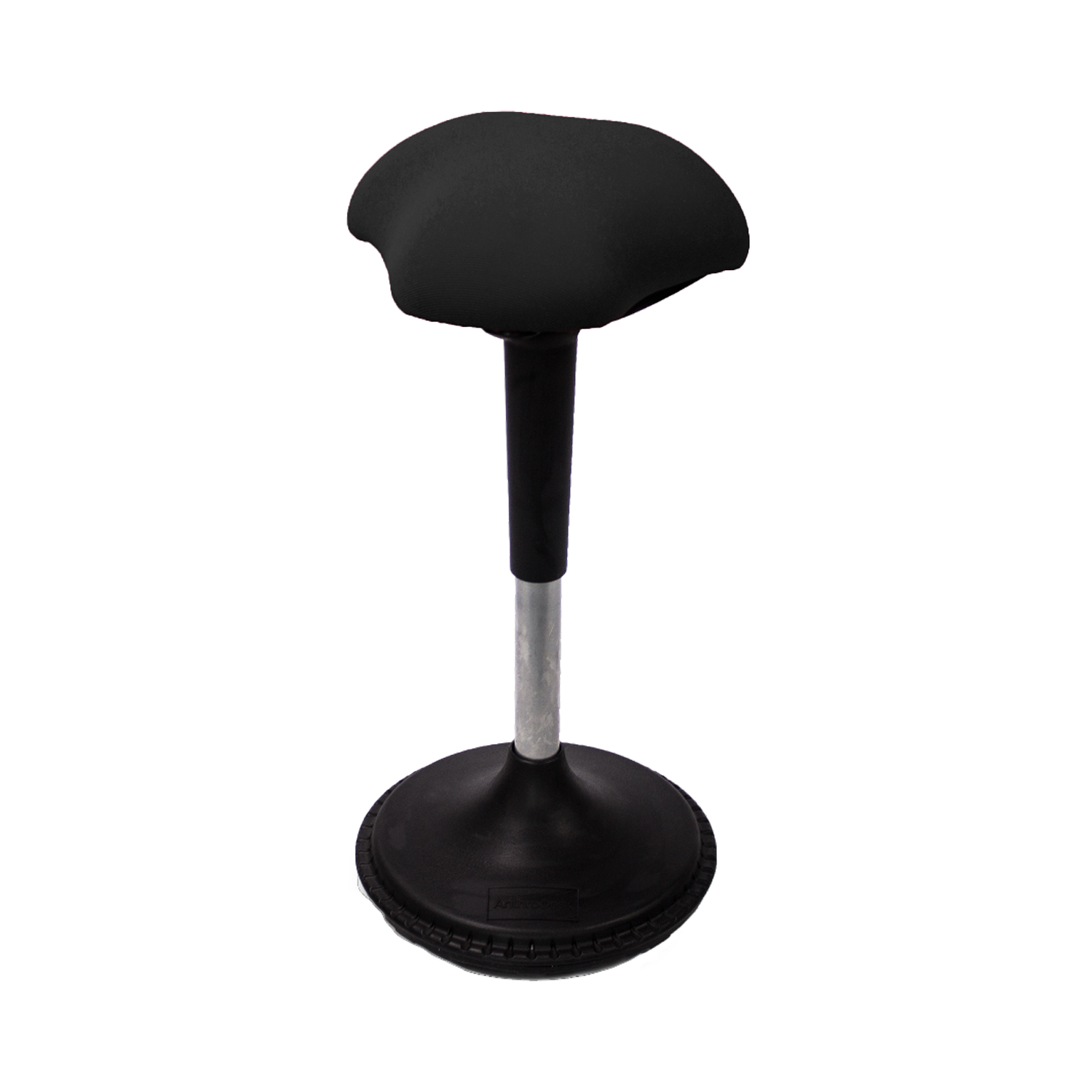 Tabouret ergonomique pour position assise active avec assise oscillante, idéal pour les bureaux debout et le renforcement du tronc