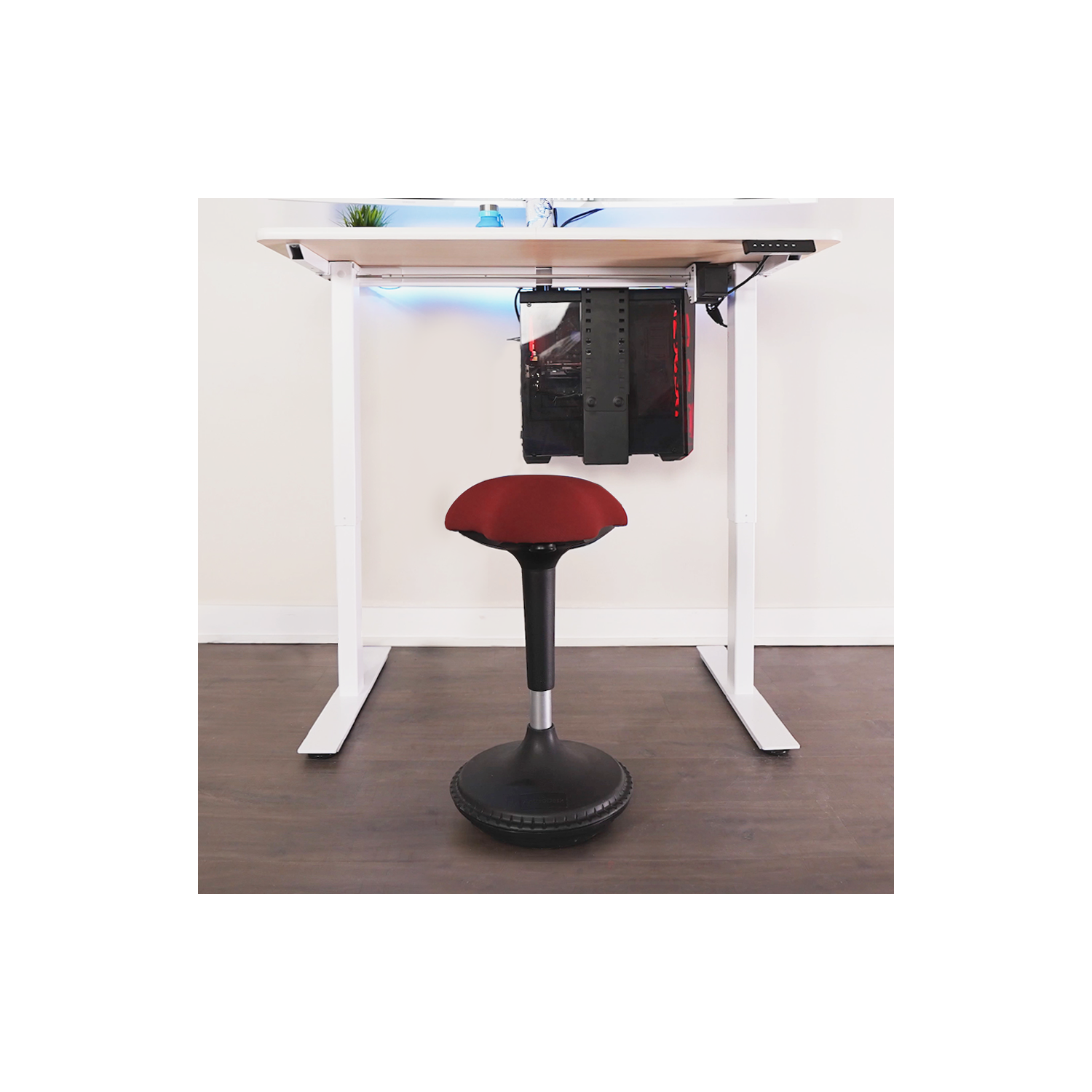Tabouret ergonomique pour position assise active de la chaise oscillante, idéal pour les bureaux debout et le renforcement du tronc