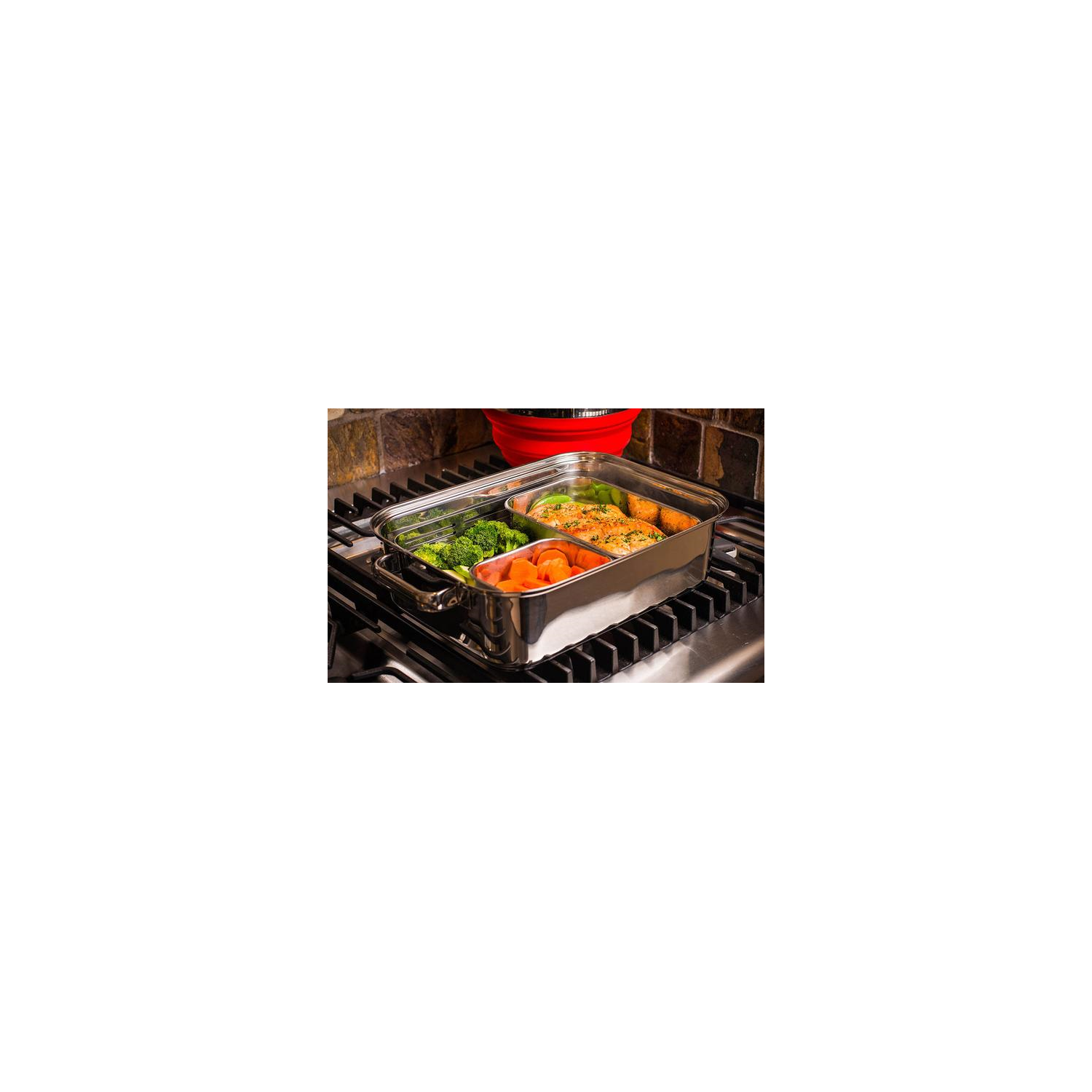 Stovetop Steamer and Roasting Pan