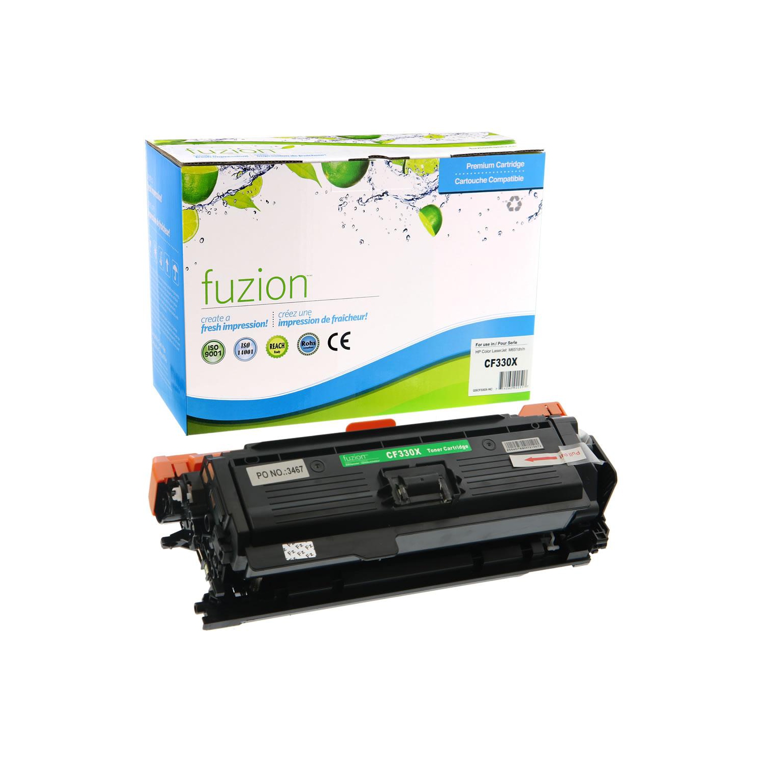 FUZION™ COMPATIBLE HP 654X CF330X BLACK