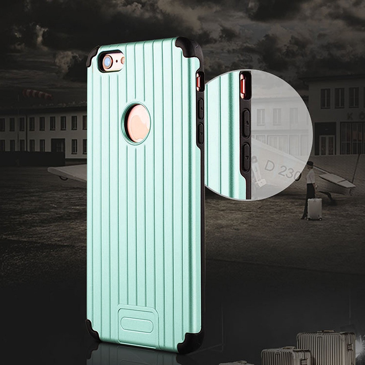 Navor Fitted Hard Shell Case for iPhone 6S Plus;iPhone 6 Plus - Green