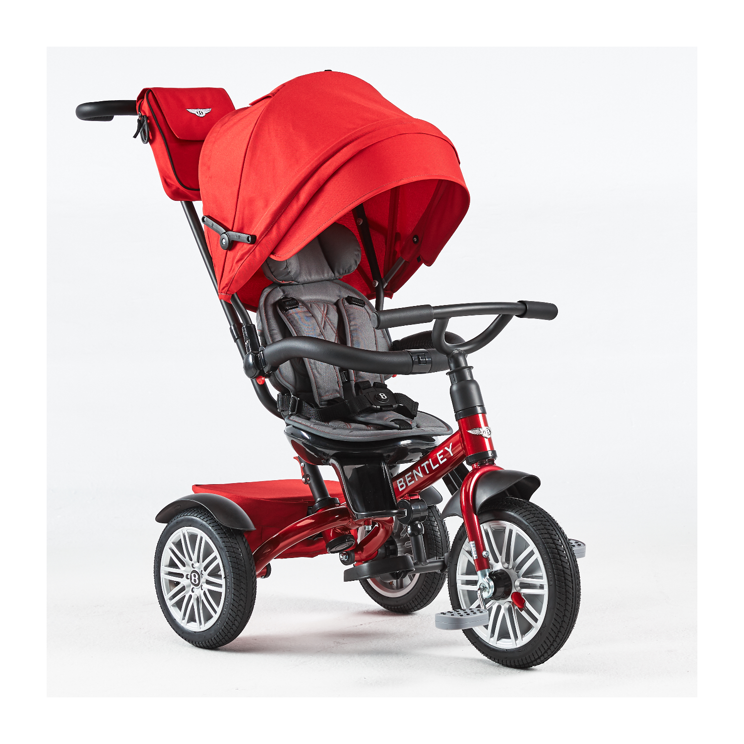 Bentley 6-en-1 Poussette / Tricycle pour enfants - Rouge Dragon