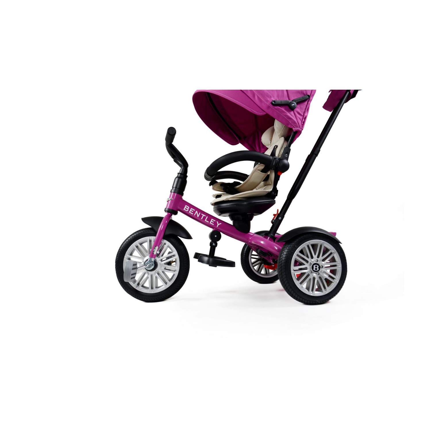 Bentley 6-in-1 Baby Stroller/Kids Trike - Fuchsia Pink