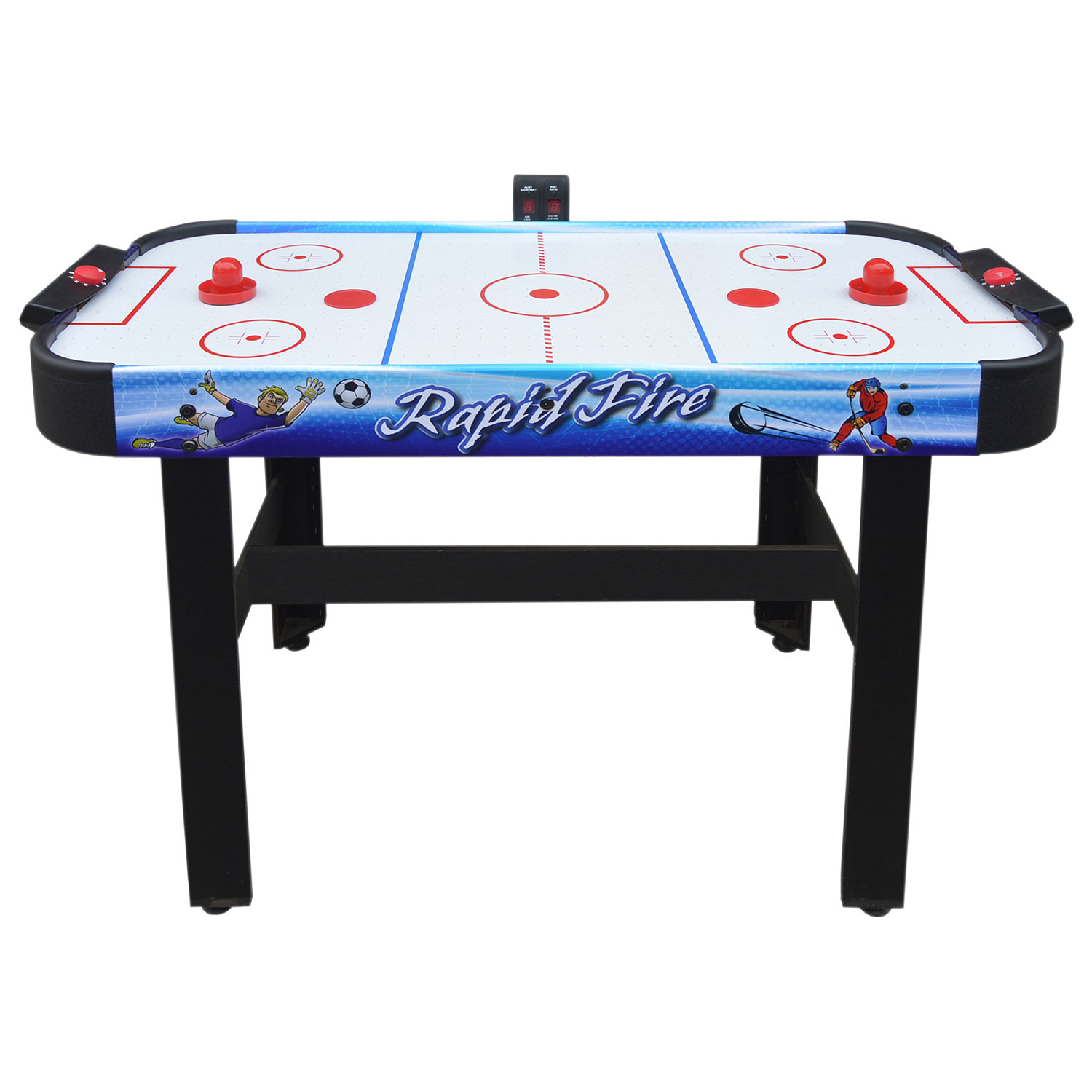 Hathaway Rapid Fire 3-in-1 42" Air Hockey Multi-Game Table
