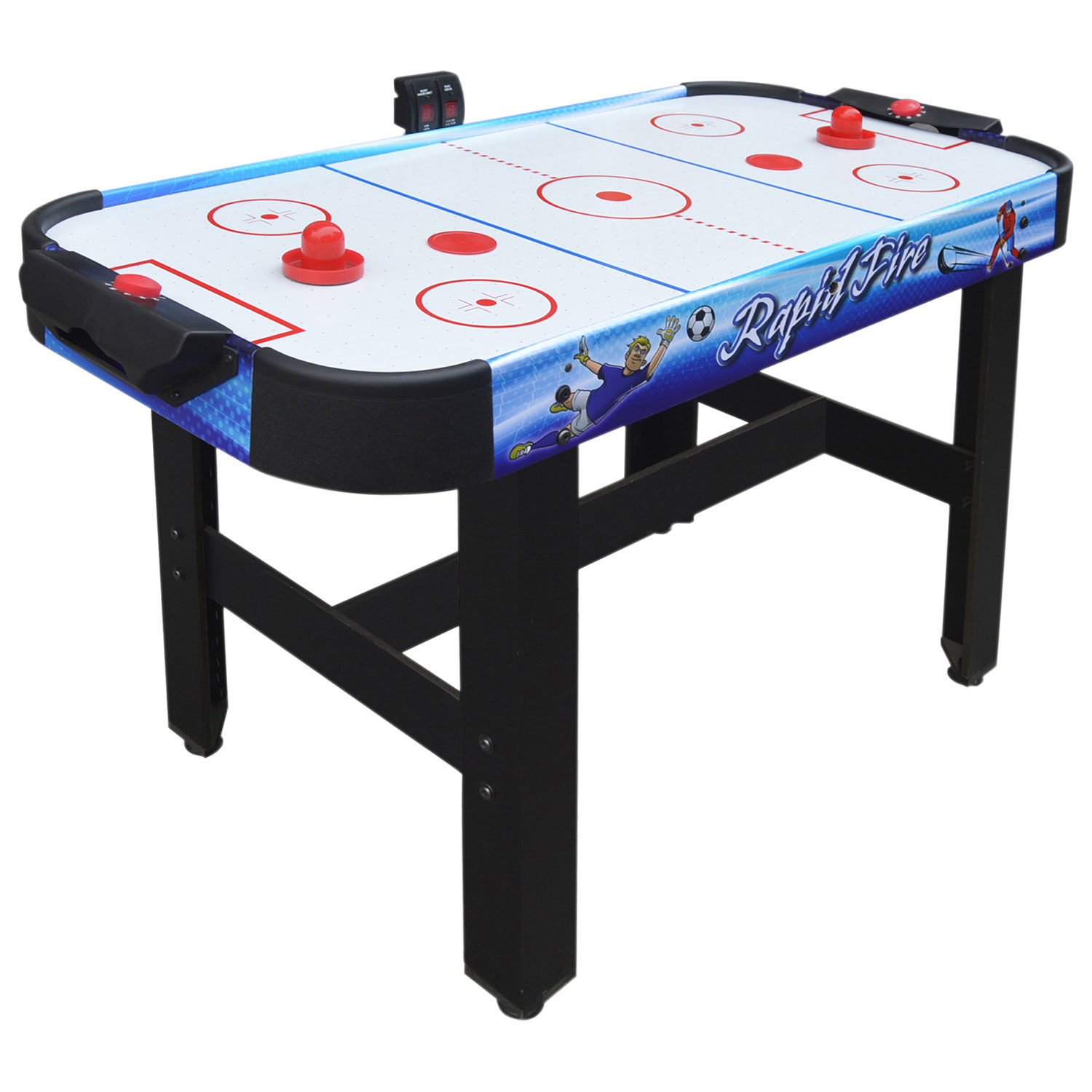 Hathaway Rapid Fire 3-in-1 42" Air Hockey Multi-Game Table