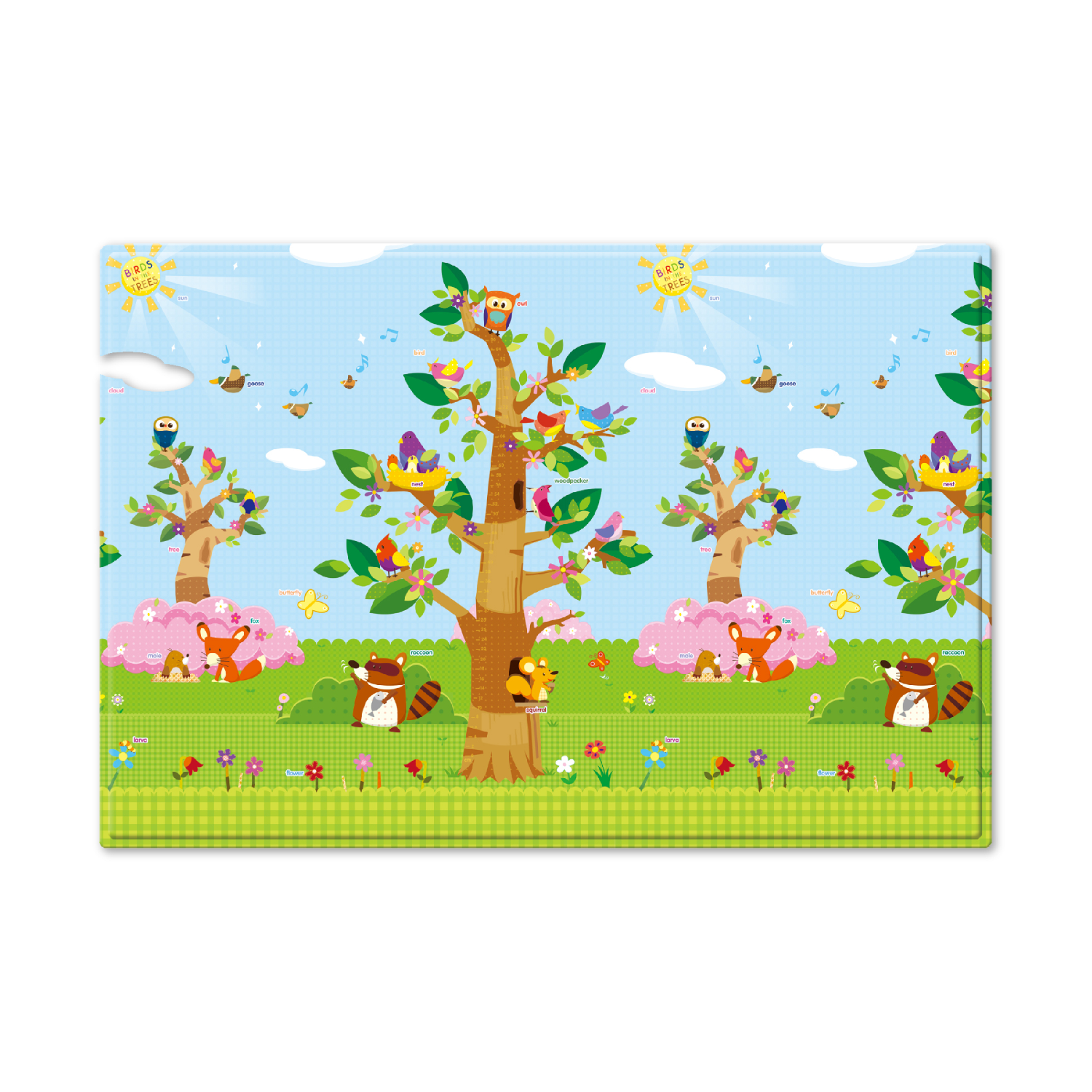 BabyCare Playmat - Large, Birds in the Trees