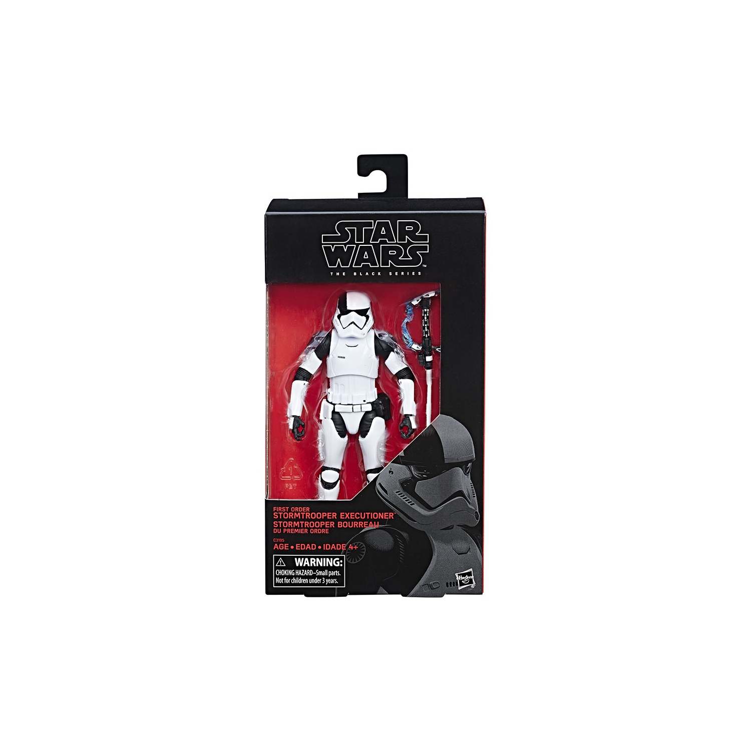 Star Wars The Black Series de 2017 po - figurine d’action Stormtrooper du premier ordre avec exécuteur Cmd exclusive