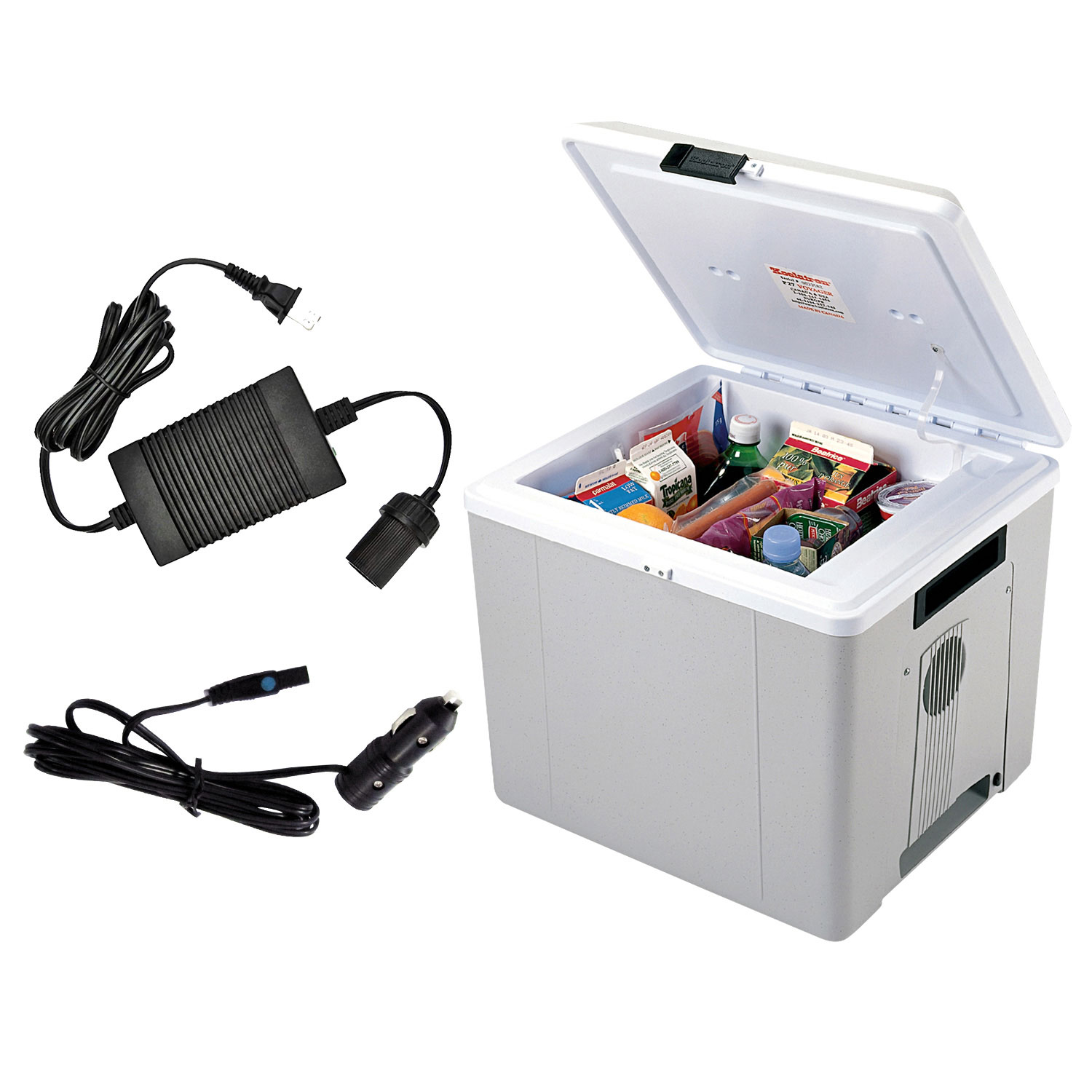 Koolatron 12V Electric Cooler/Warmer 27L Two -Way Design - Grey