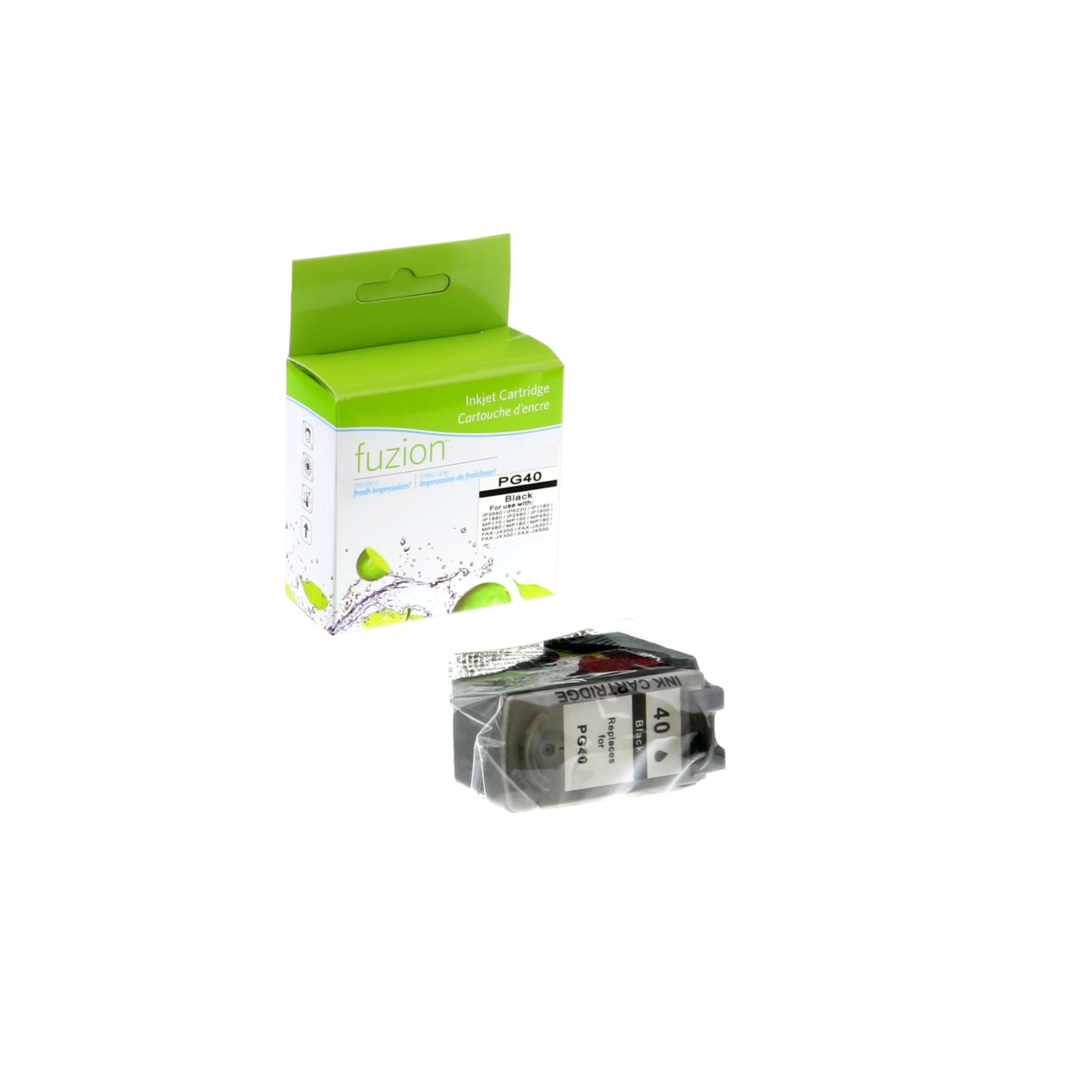 FUZION™ COMPATIBLE CANON PG-40 BLACK
