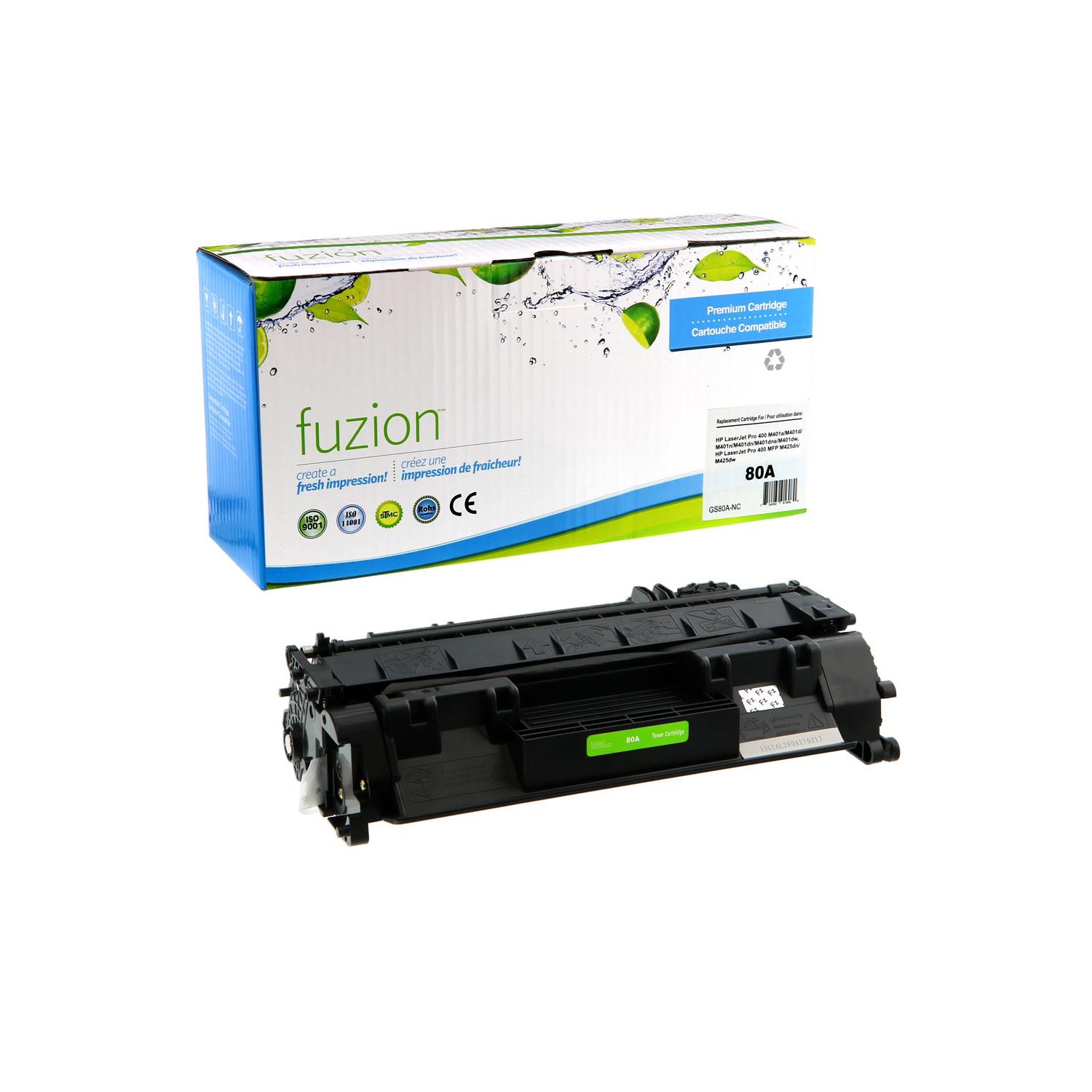 FUZION™ COMPATIBLE HP 80A CF280A BLACK
