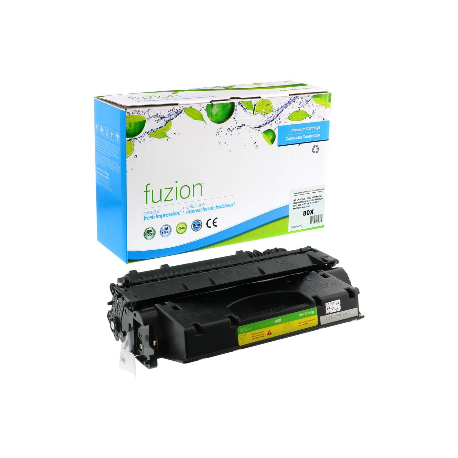 FUZION™ COMPATIBLE HP 80X CF280X BLACK
