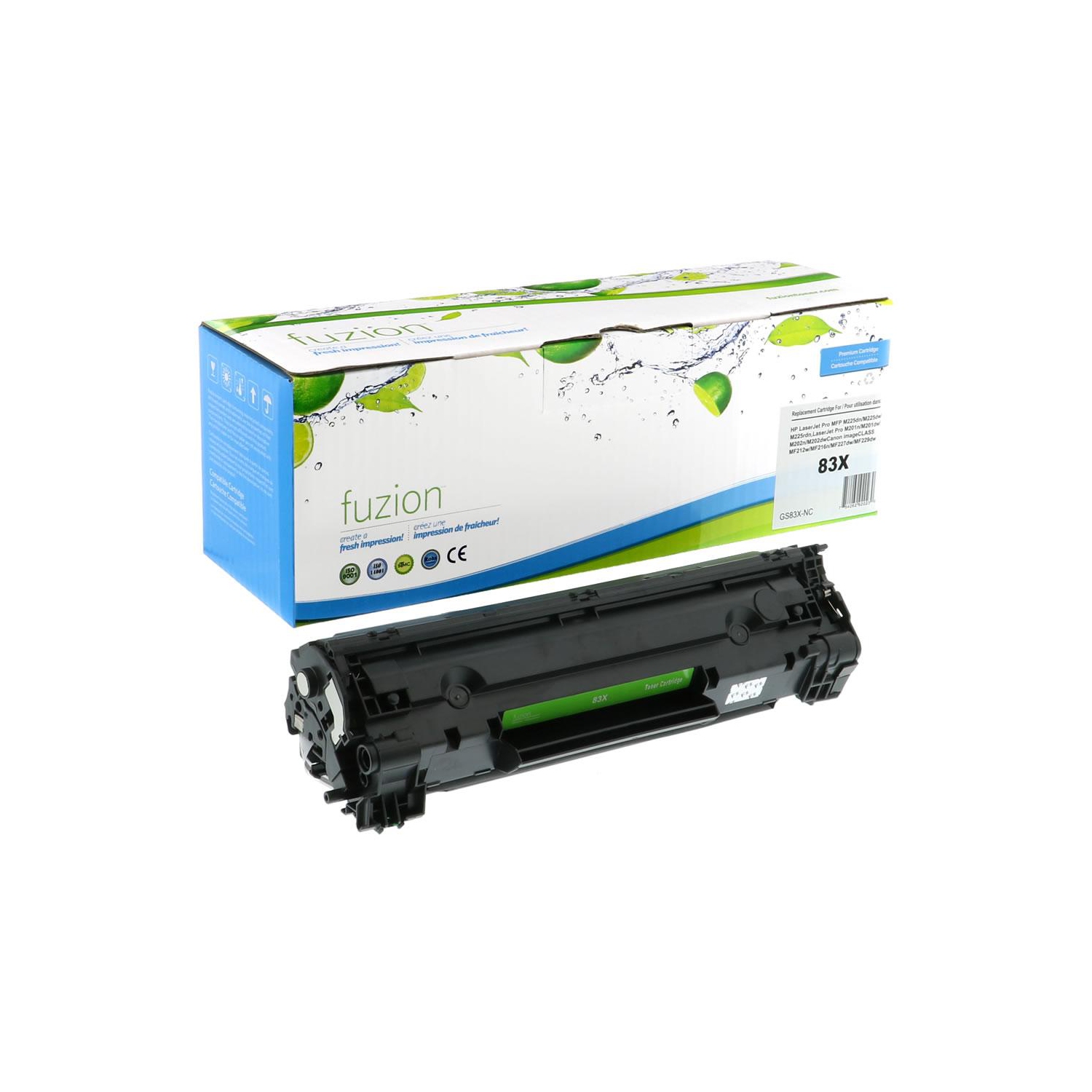 FUZION™ COMPATIBLE HP 83X CF283X BLACK