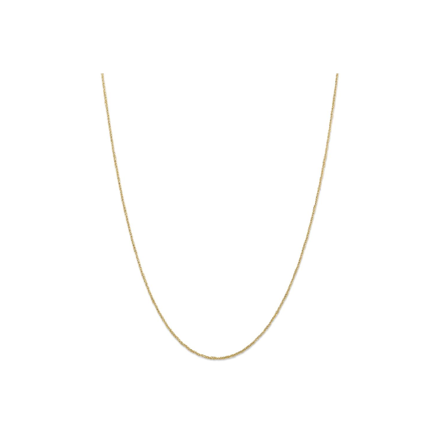 IceCarats 14k Yellow Gold 1.1mm Ropa Chain Rope