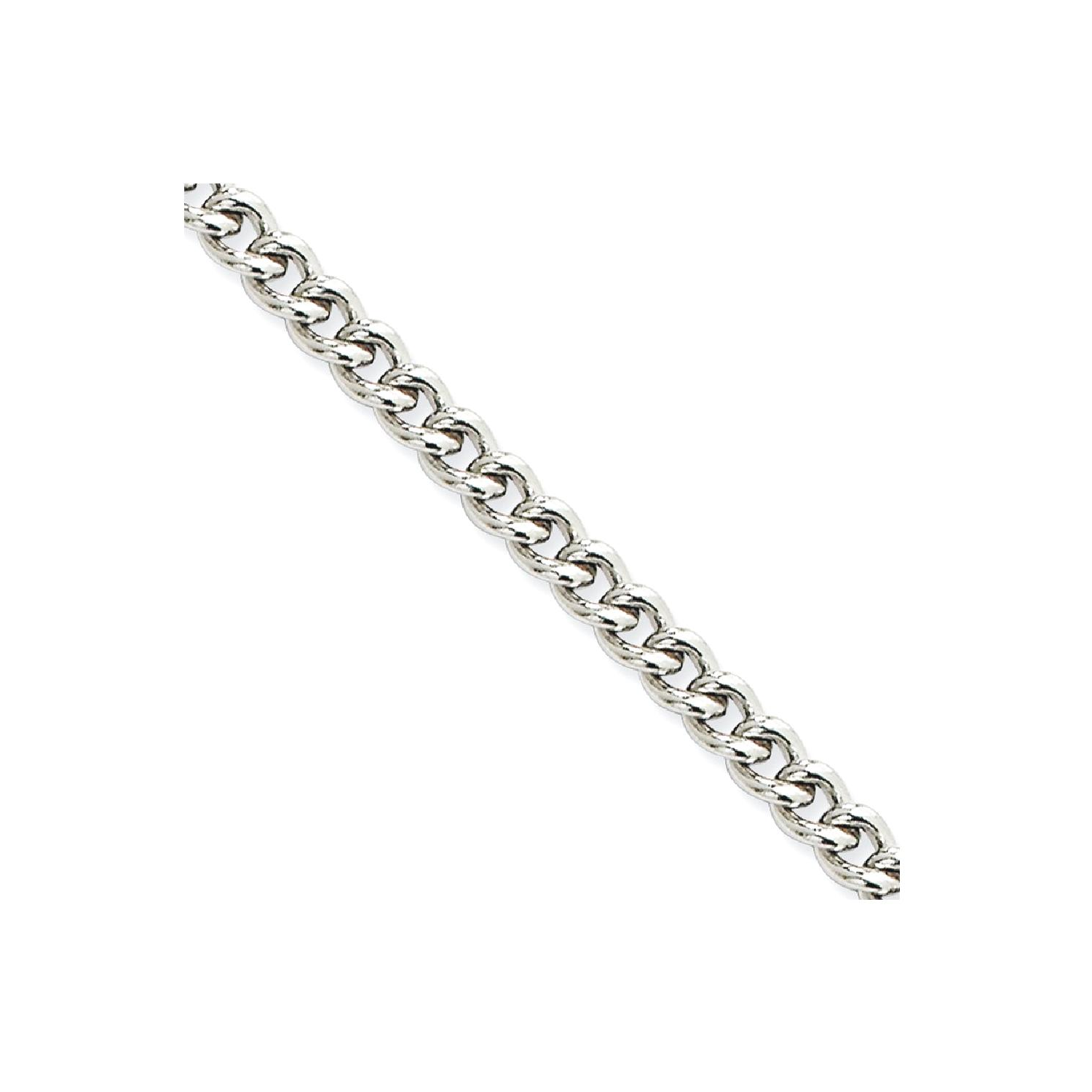 IceCarats Stainless Steel 4mm 20 Inch Round Link Curb Chain Necklace Rounded